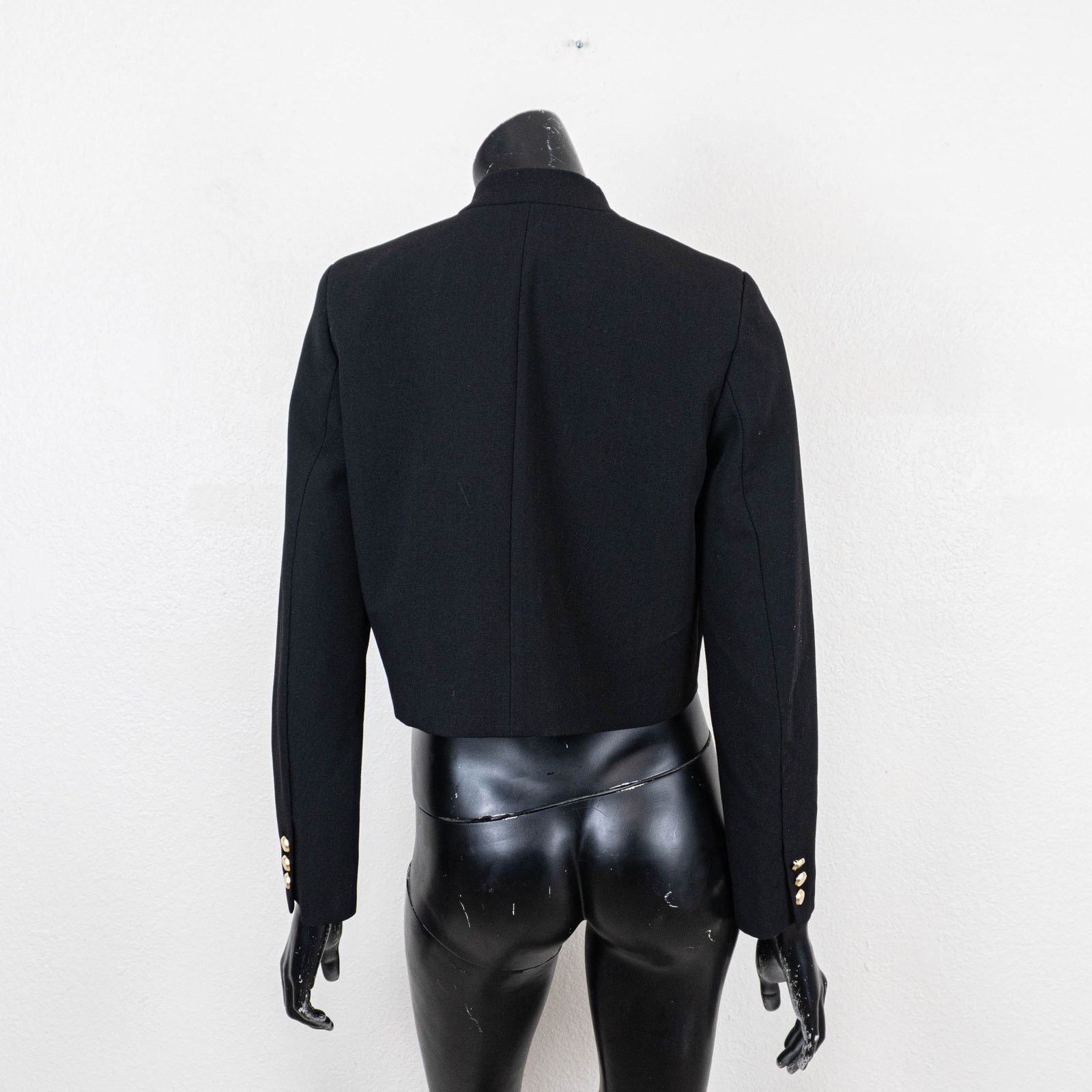 ba&sh BA&SH Chroma Jacket Short Asymmetrical in Black size Small Size S / US 4 / IT 40 - 5 Thumbnail
