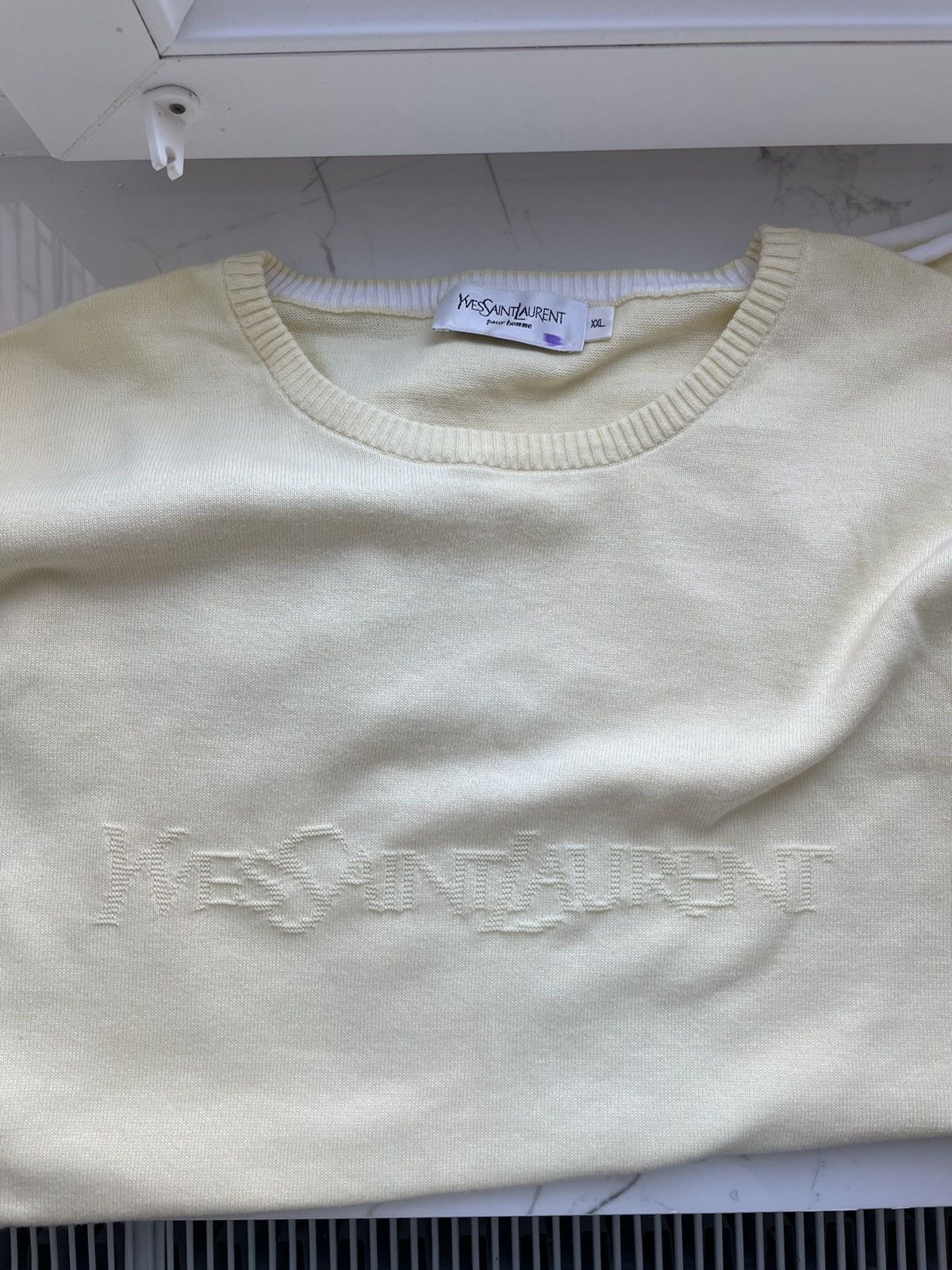 Vintage × Yves Saint Laurent Yves saint Laurent sweater vintage Size US XXL / EU 58 / 5 - 2 Thumbnail