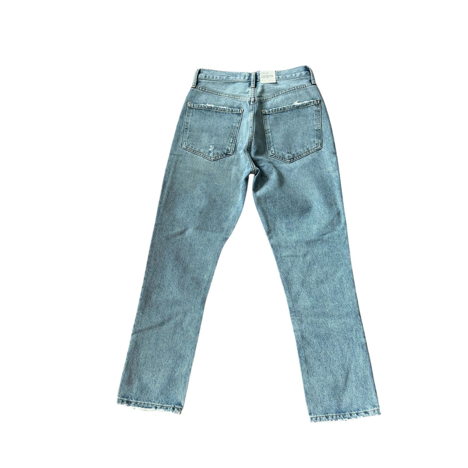 Agolde New with tags Riley High Rise Straight Crop Jean Escalate Size 25" / US 0 / IT 36 - 3 Thumbnail