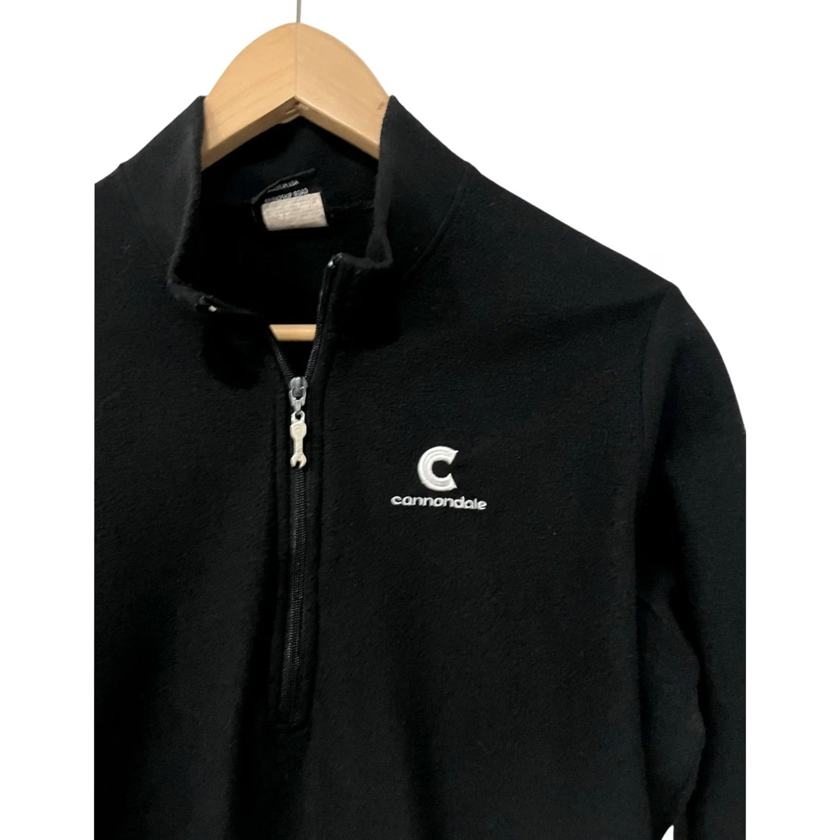 Logo 7 Cannondale Women’s L Fleece Jacket Black Embroidered Logo Back Pockets Full Zip Jacket Women L Black Embroidered Logo Back Pockets Full Zip Size L / US 10 / IT 46 - 2 Thumbnail