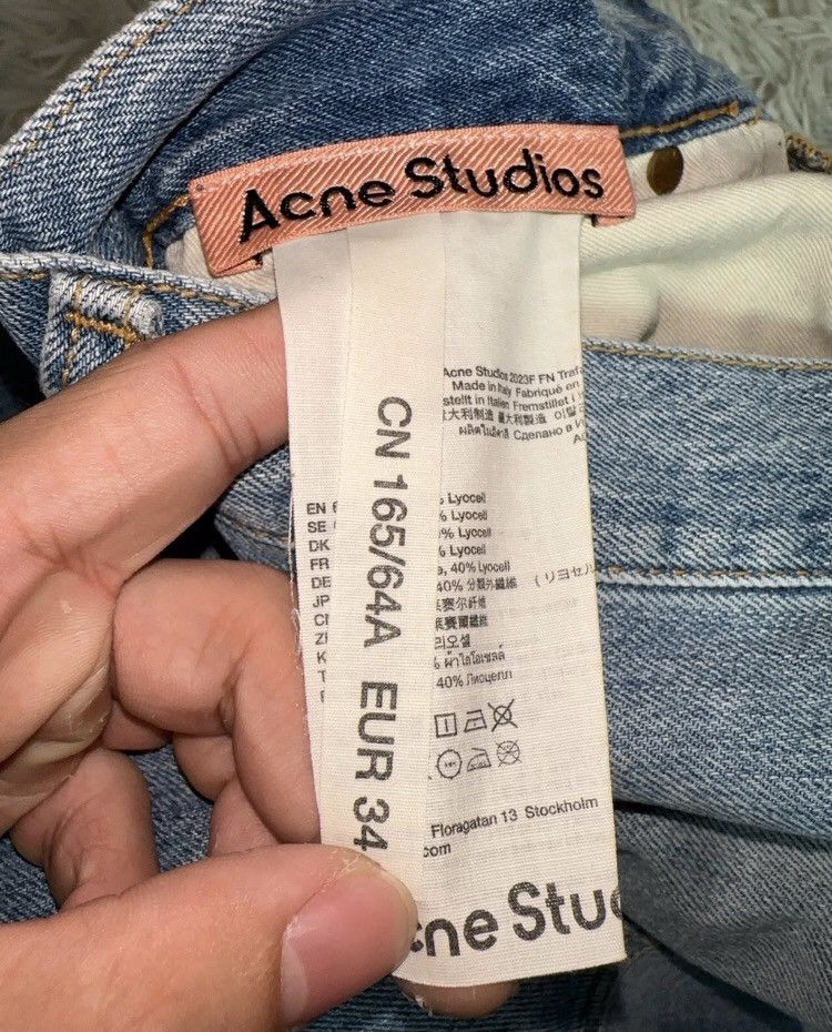 Acne Studios Acne studios Blue ink mud dyed jeans 2412-Nextarrow Size US 34 / EU 50 - 5 Thumbnail