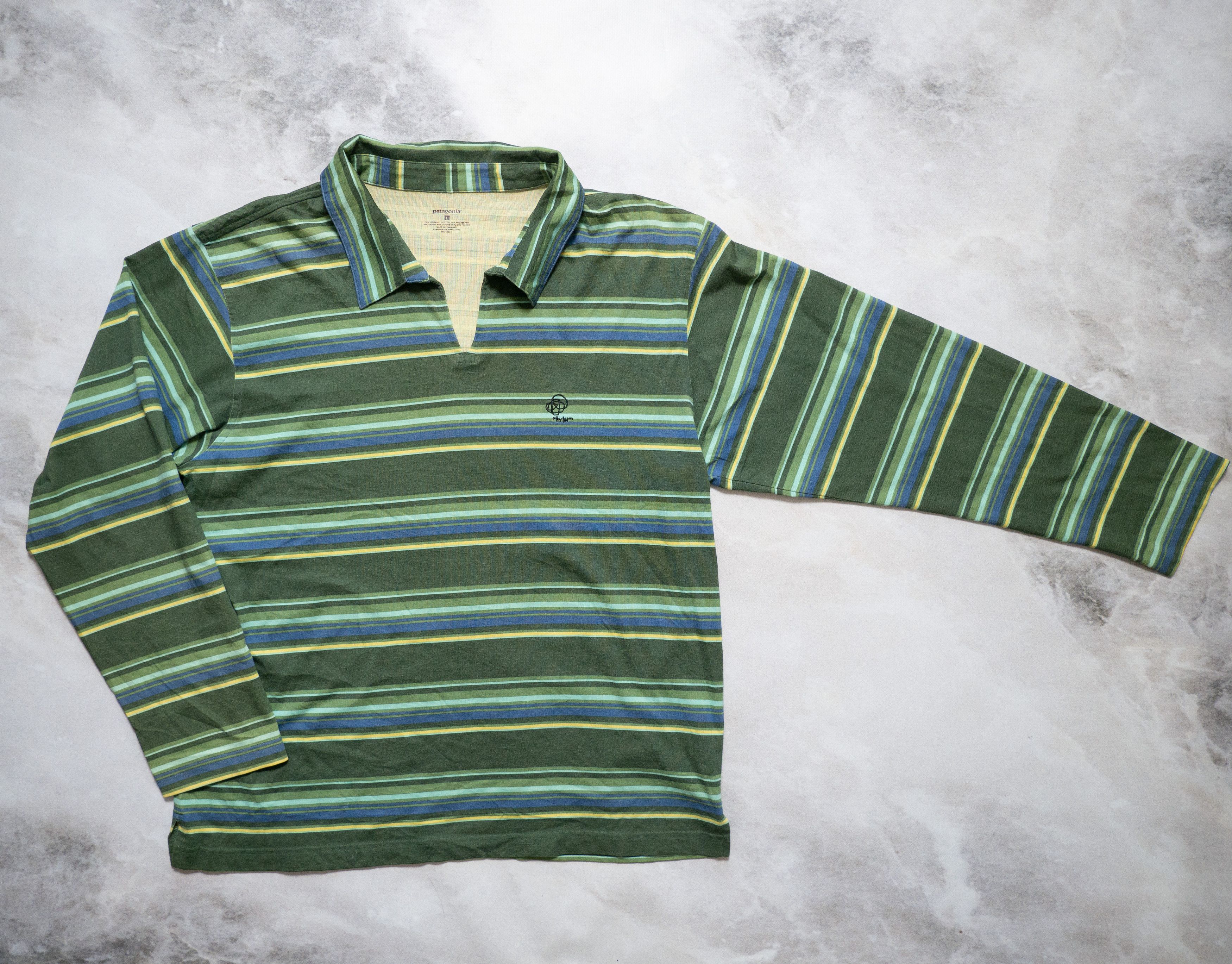 Patagonia × Vintage Vintage Patagonia Rhythm Rare Longsleeve Shirt L Size US L / EU 52-54 / 3 - 1 Thumbnail