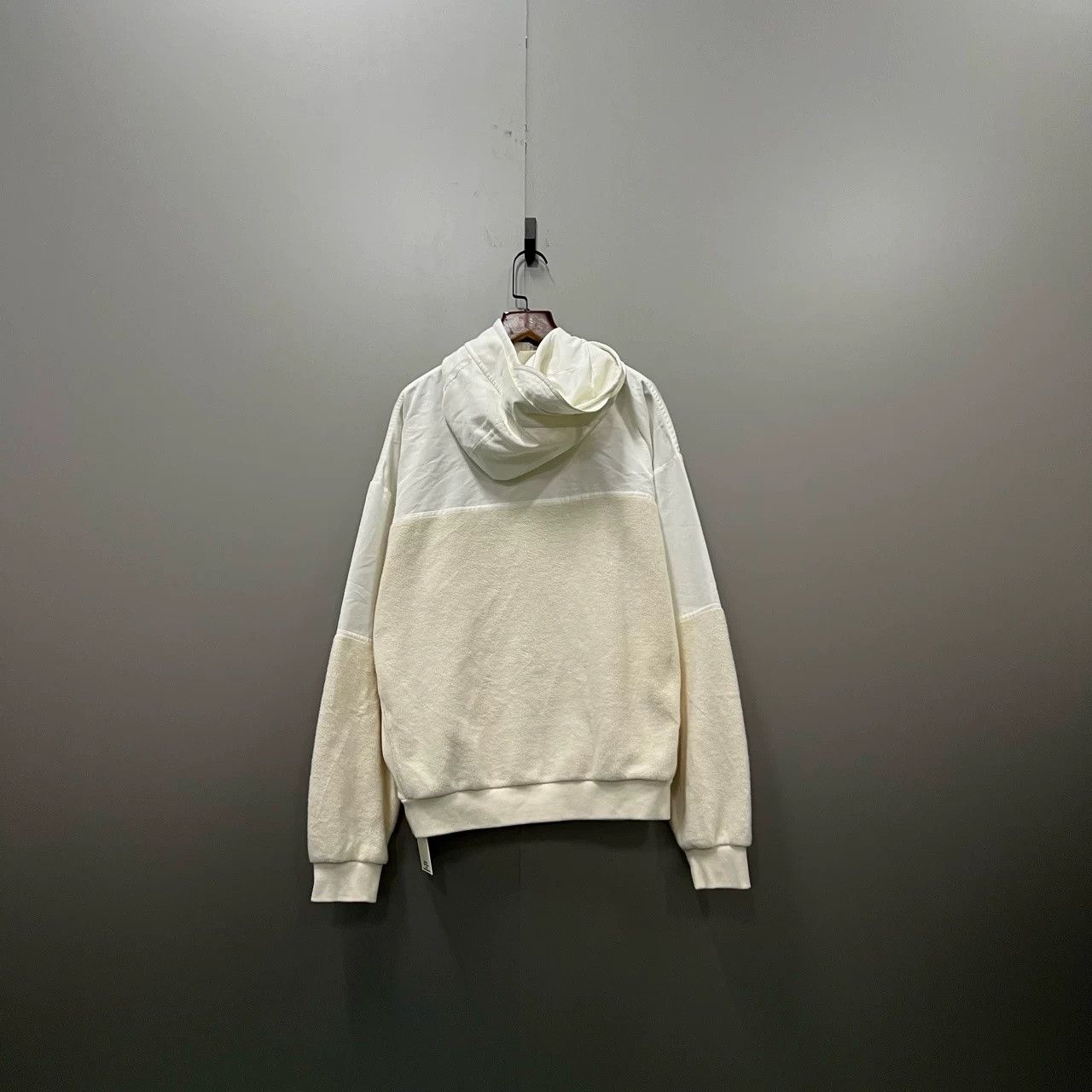 Dior Dior Beige Logo Print Paneled Half-Zip Hoodie Size US S / EU 44-46 / 1 - 4 Thumbnail