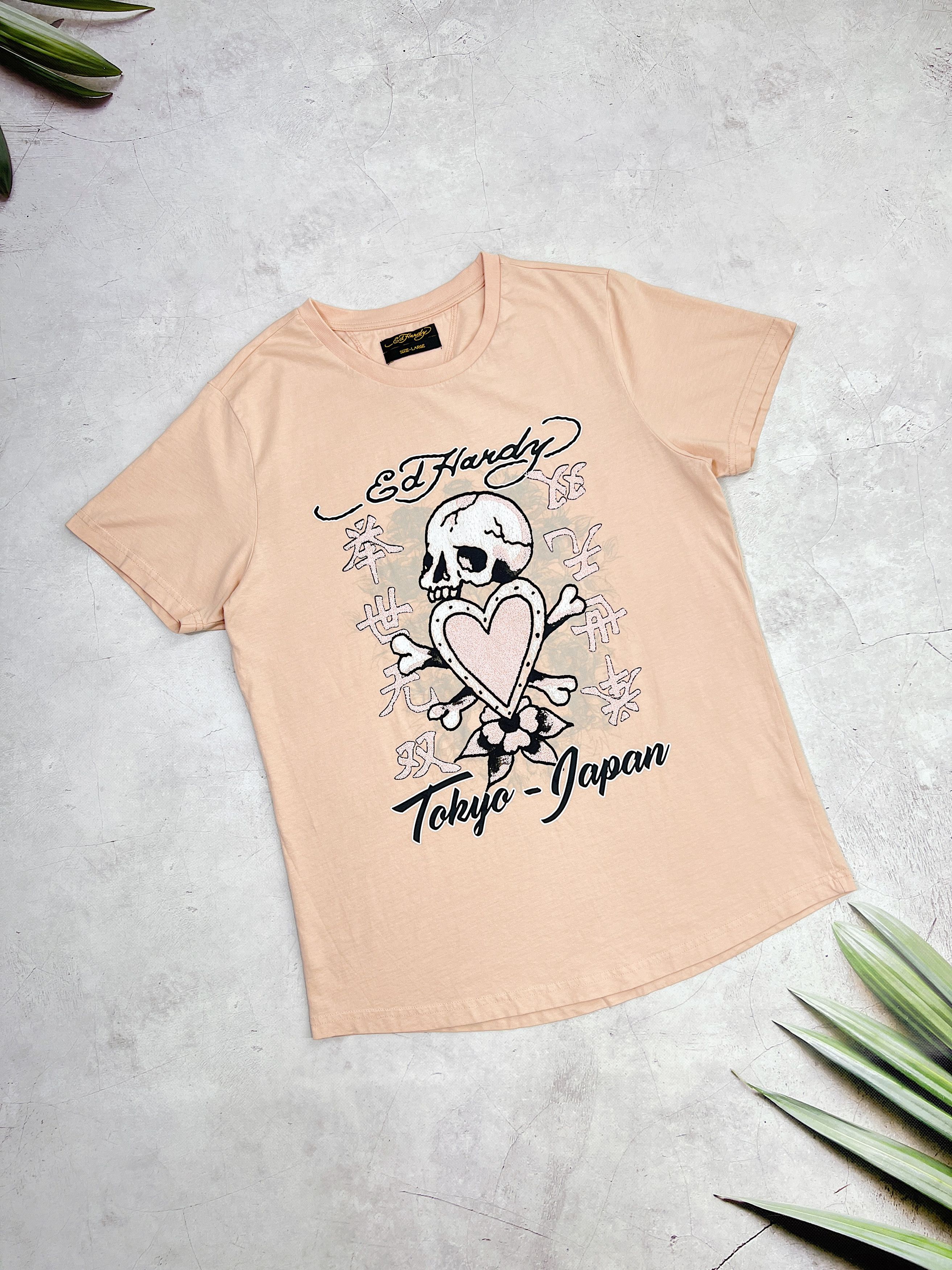Christian Audigier × Ed Hardy Ed Hardy T-Shirt Tokyo Japan Skull Logo Size US M / EU 48-50 / 2 - 1 Thumbnail