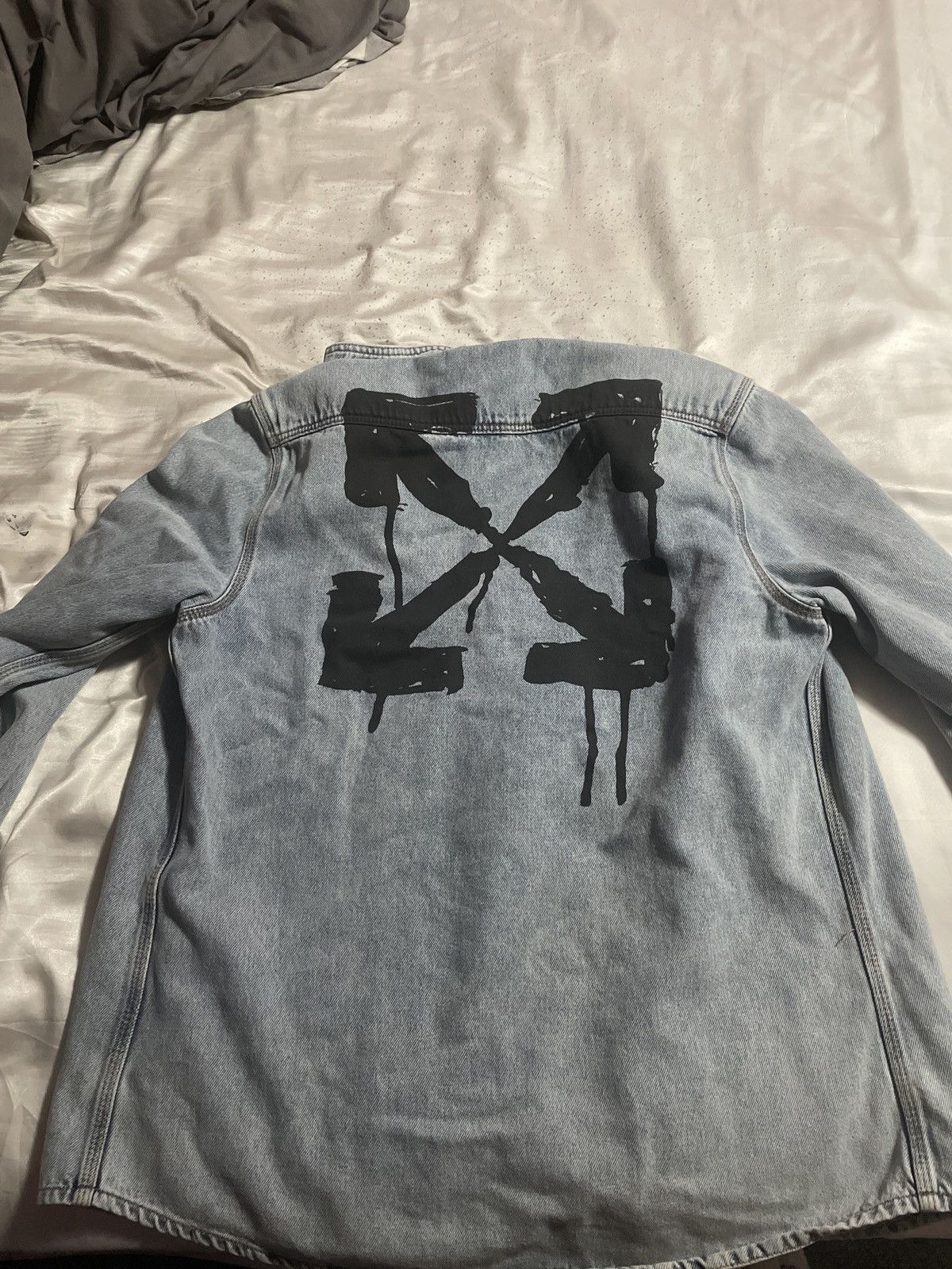 Off-White Off White Button Up Denim Jacket Size US S / EU 44-46 / 1 - 1 Thumbnail