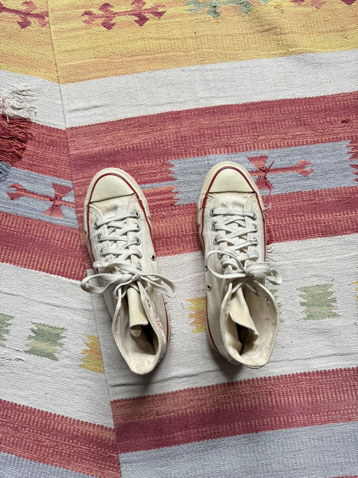 Converse Vintage 80’s Converse All Star Chuck Taylor Hi Top Size US 6.5 / IT 36.5 - 4 Thumbnail