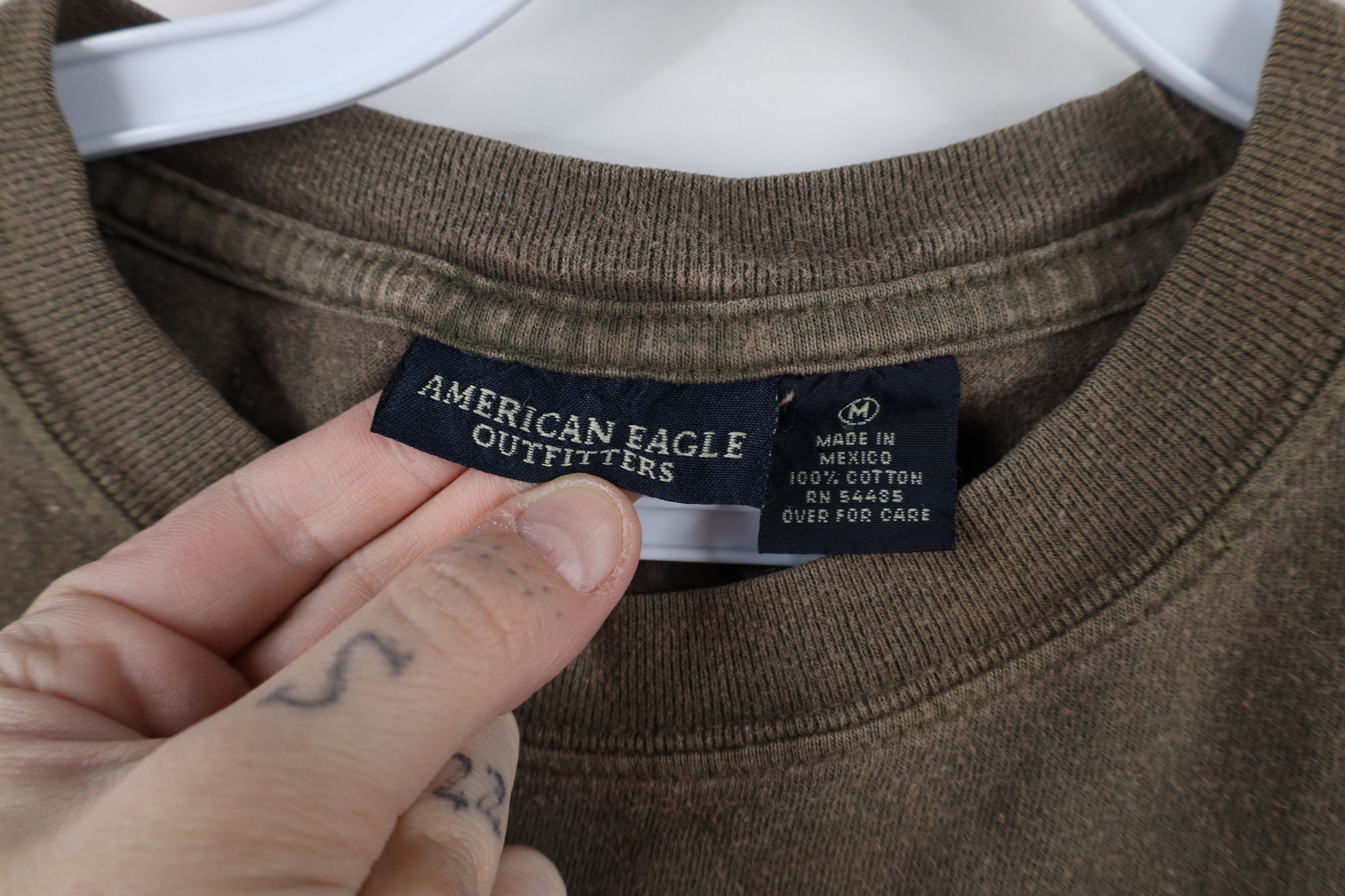 American Eagle Outfitters × Vintage Vintage 90s Y2K American Eagle Outfitters Acid Wash T-Shirt Size US M / EU 48-50 / 2 - 6 Thumbnail
