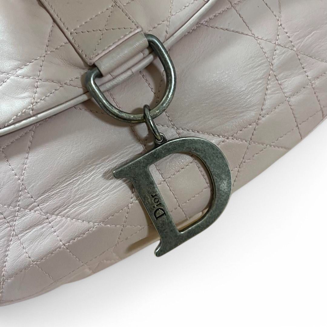 Dior Dior - Pink Leather Handbag Shoulder Bag Charm Tote Size ONE SIZE - 4 Thumbnail