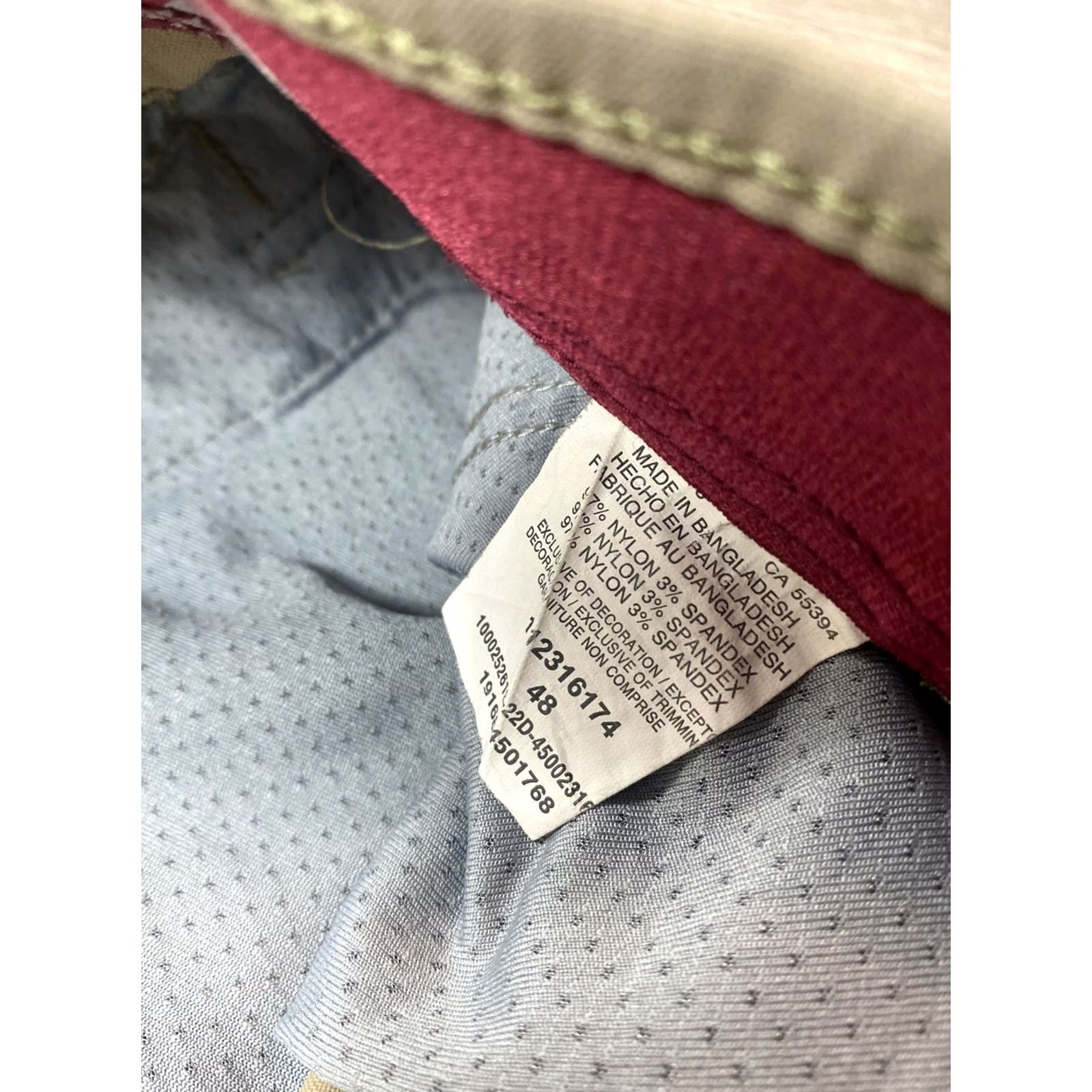 Wrangler Wrangler Shorts Mens 48 Beige Cargo Lightweight Nylon Comfort Utility Travel Cargo Pocket Shorts Beige Mens 48 Outdoor Summer Casual Size US 32 / EU 48 - 6 Thumbnail