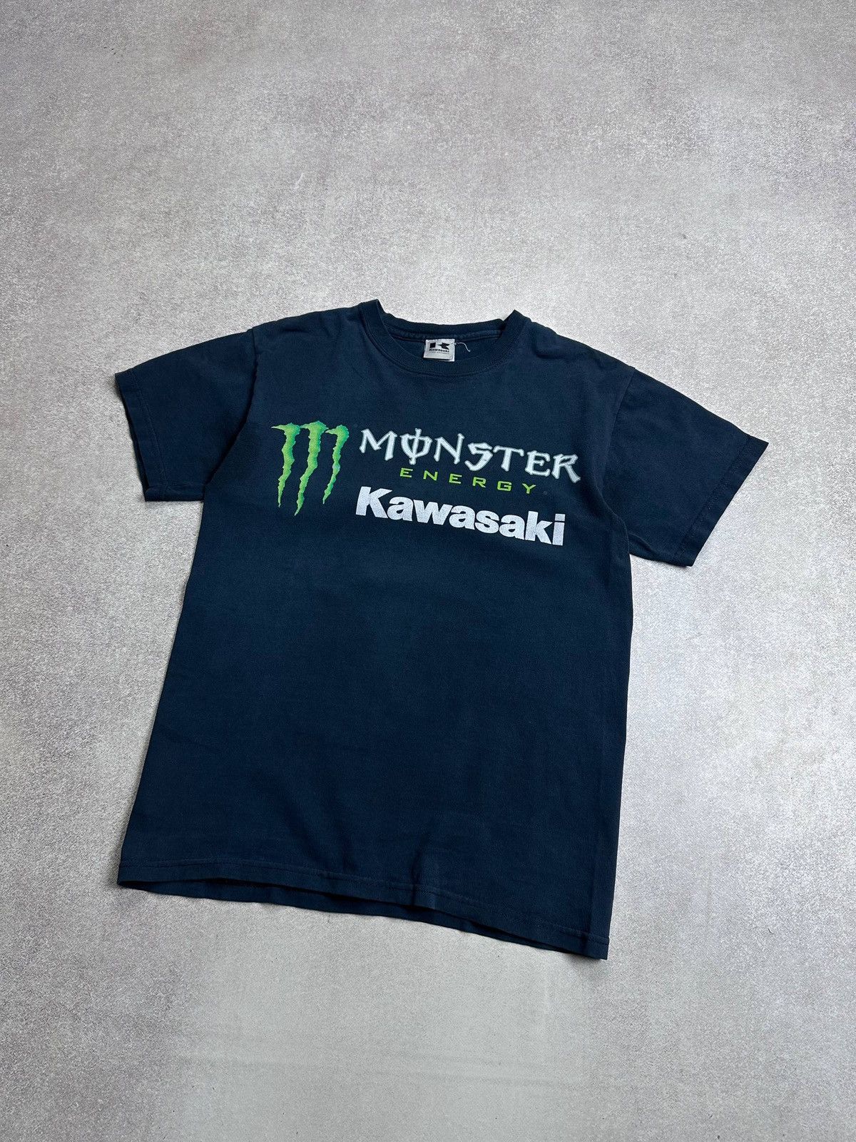 Affliction Vintage Monster Kawasaki Y2K Grunge Racing T-shirt S Size US S / EU 44-46 / 1 - 2 Thumbnail