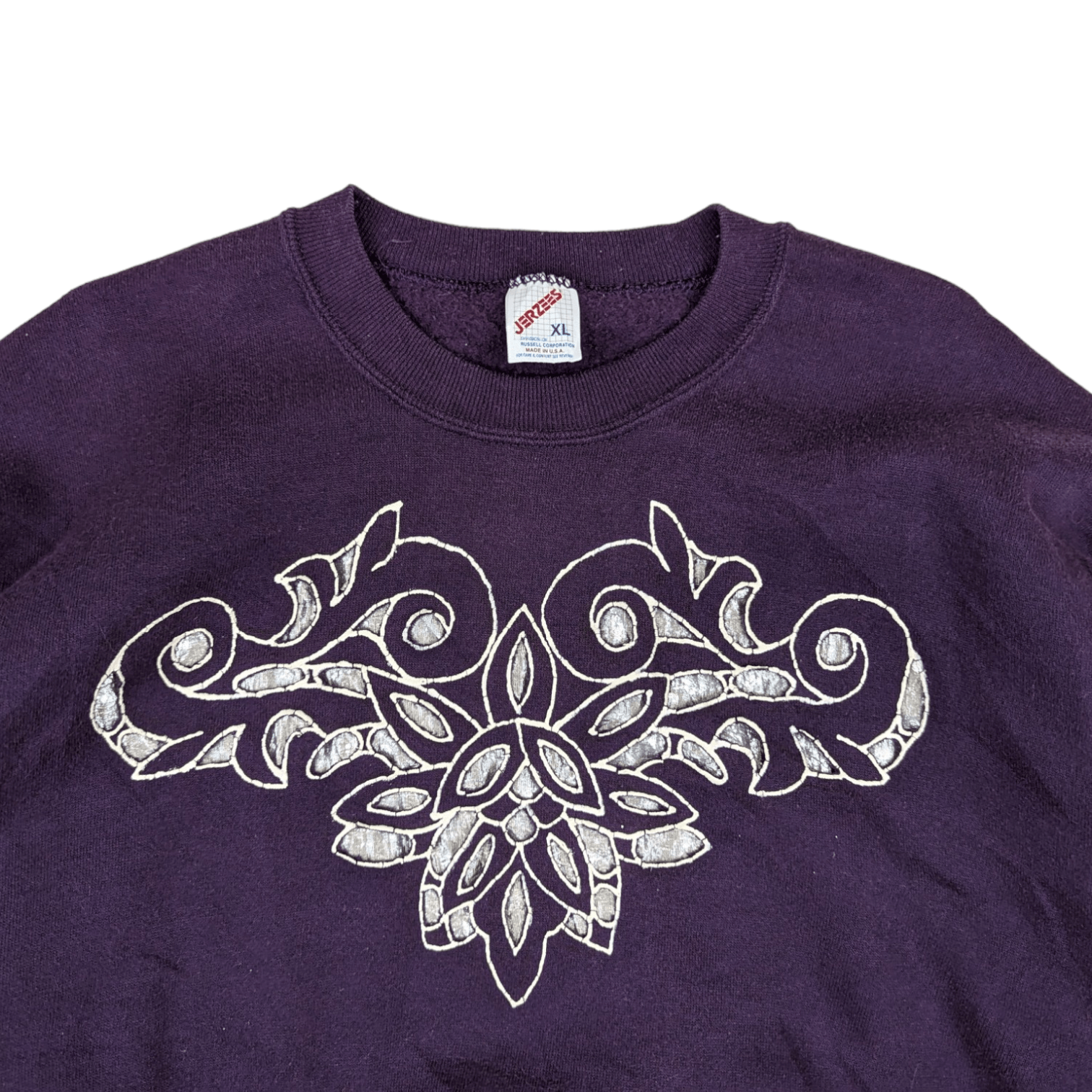 Jerzees Vintage 90's JERZEES Custom Art Style Streetwear Sweatshirt Size US XL / EU 56 / 4 - 4 Thumbnail