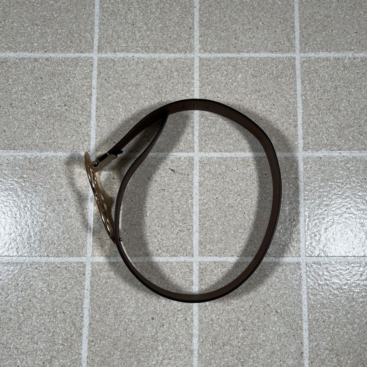 Coach Coach Signature Buckle Belt 25mm Gold Tone Size S Size ONE SIZE - 4 Thumbnail
