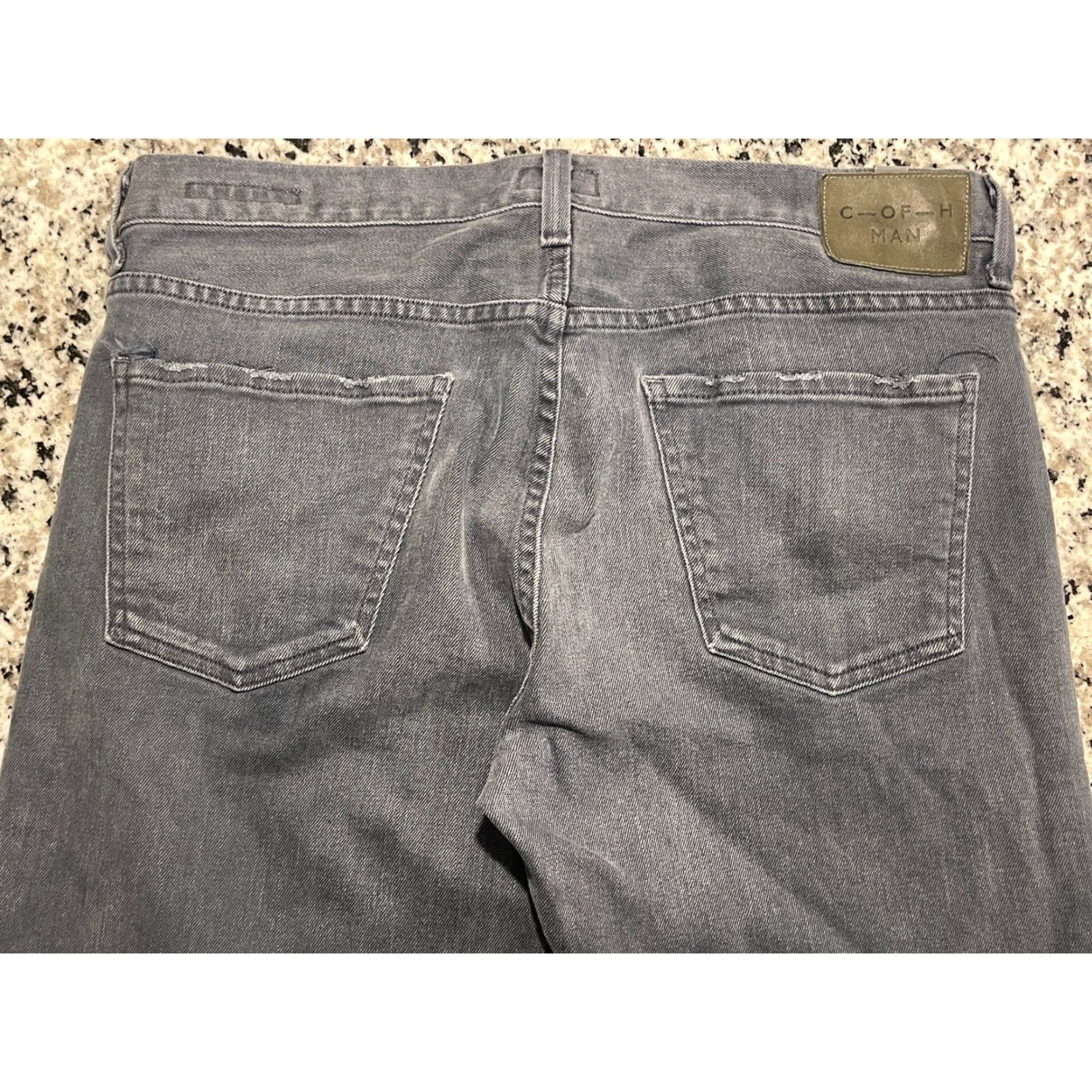 Citizens Of Humanity Citizens of Humanity Men’s Sid Straight Leg Jeans 34x30.5 Gray Mens Size US 34 / EU 50 - 6 Thumbnail