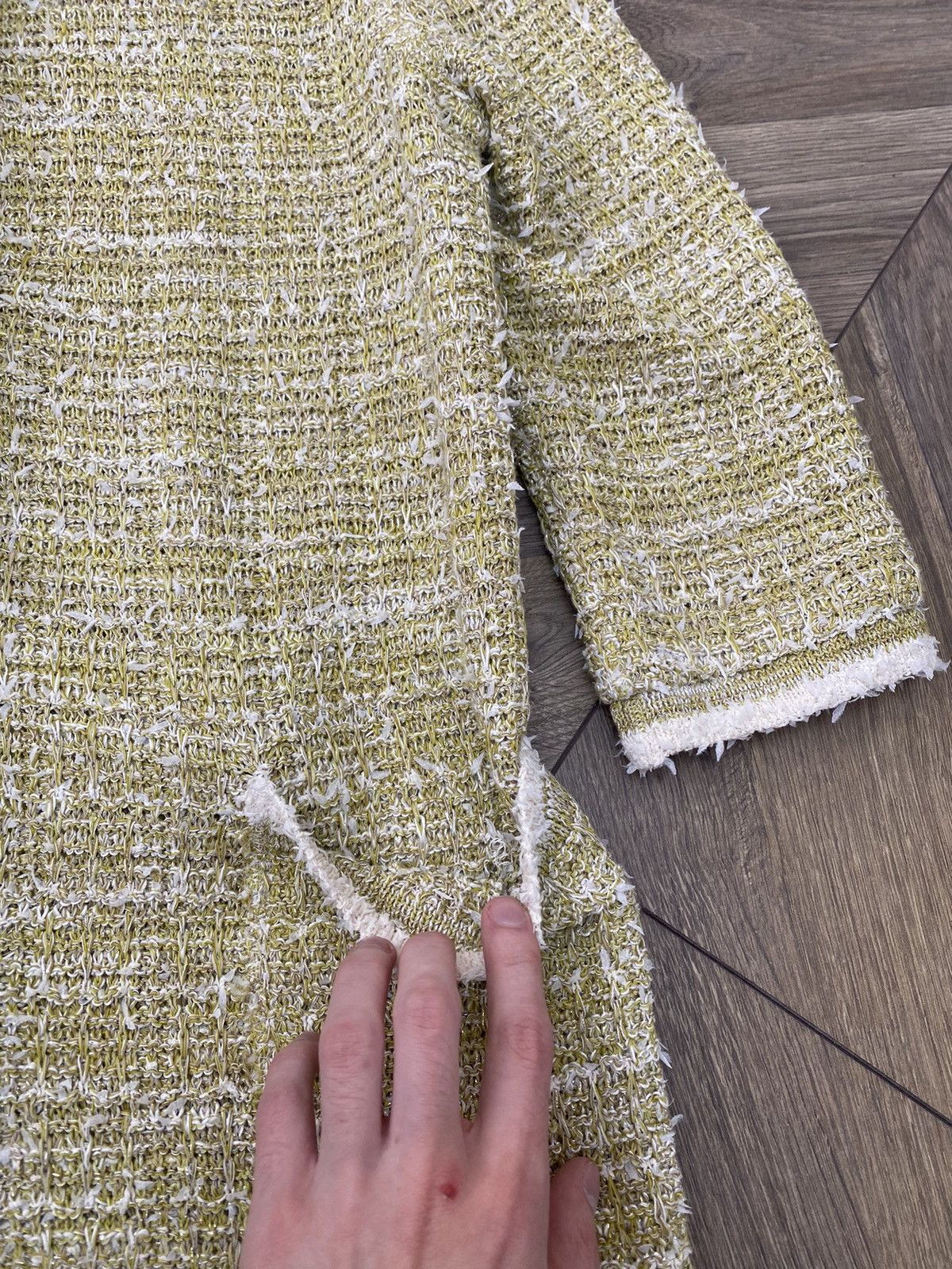 Designer × Vintage Vintage Bruno Manetti Womens Cotton Knit LS Cardigan Size XL / US 12-14 / IT 48-50 - 8 Thumbnail