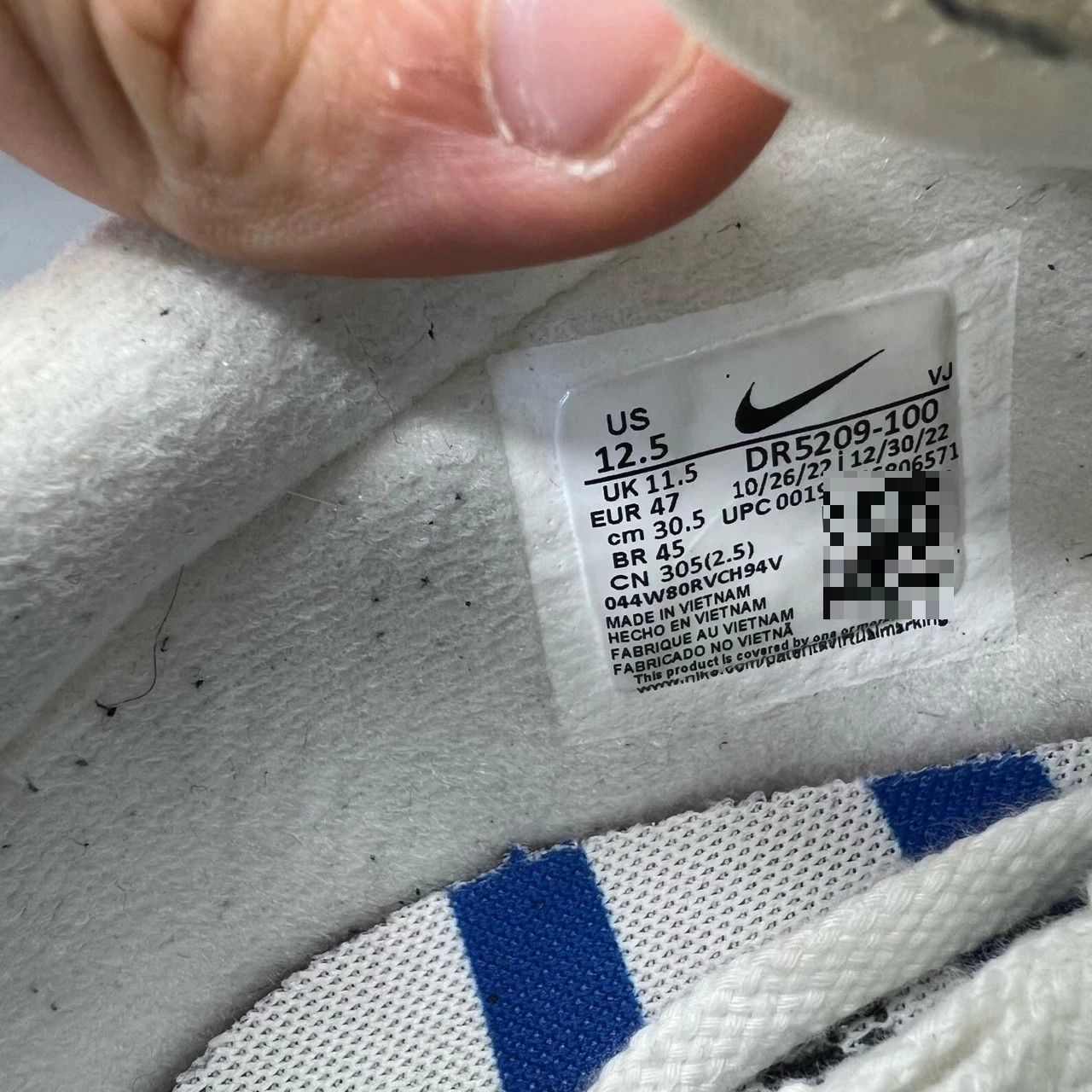 Sacai sacai vaporwaffle white woven 47 99 new Size US 14 / EU 47 - 7 Thumbnail