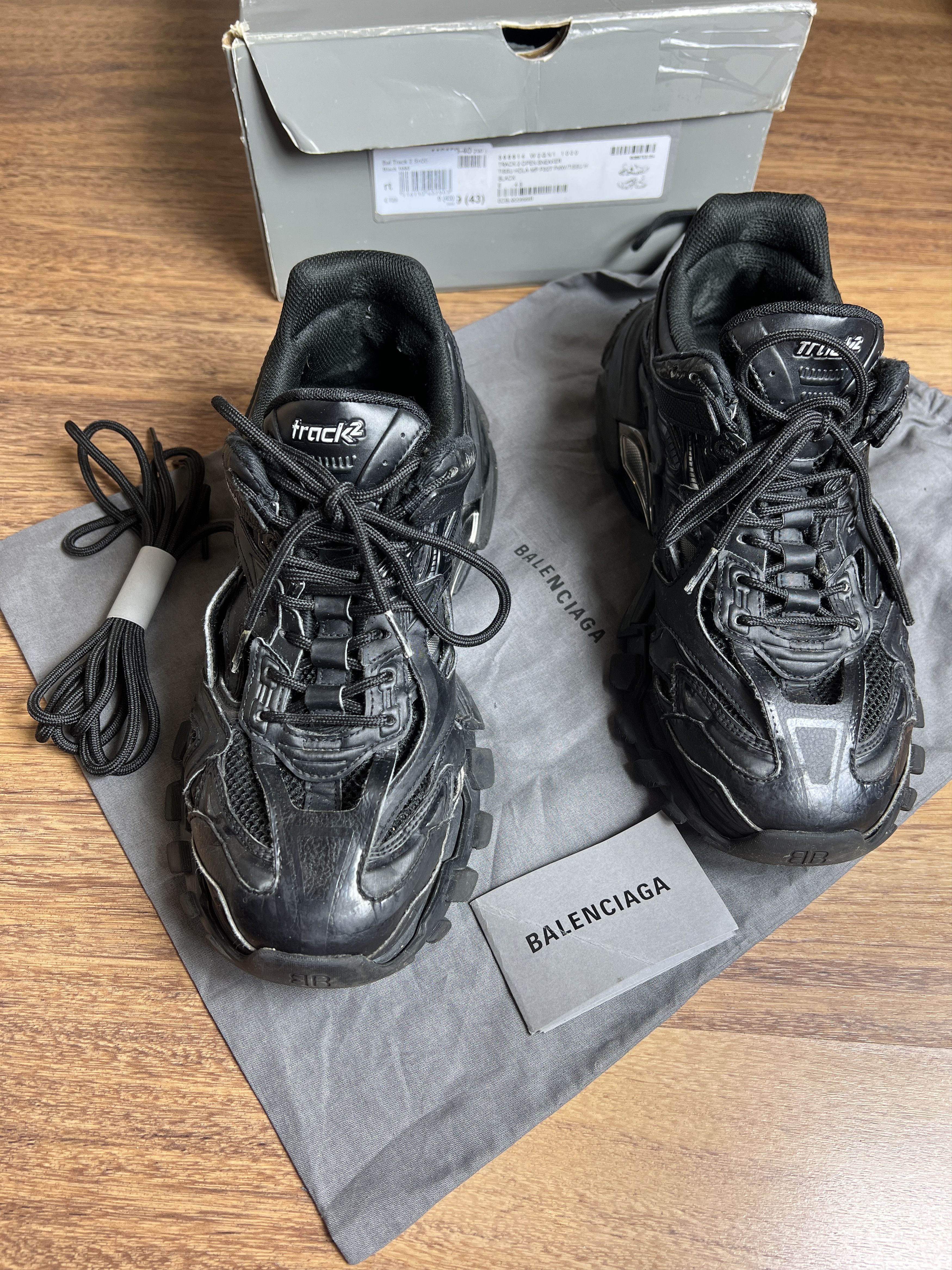 Balenciaga Track 2 Black 1000 Size US 10 / EU 43 - 8 Thumbnail