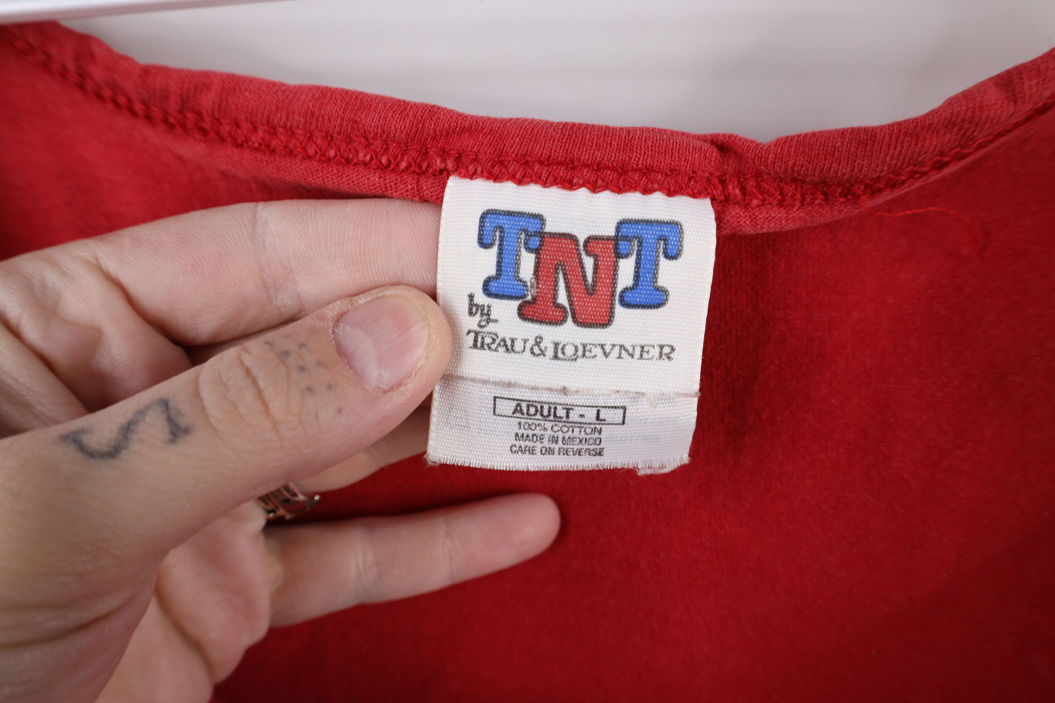Vintage Vintage 90s Ohio State University Tank Top T-Shirt Red Size US L / EU 52-54 / 3 - 8 Thumbnail