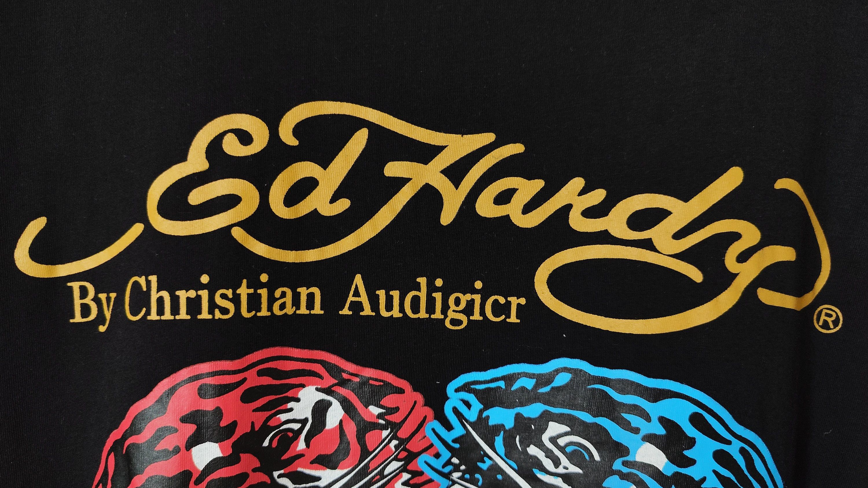 Ed Hardy Ed Hardy x Christian Audigier Five Tigers Tshirt Size US L / EU 52-54 / 3 - 5 Thumbnail