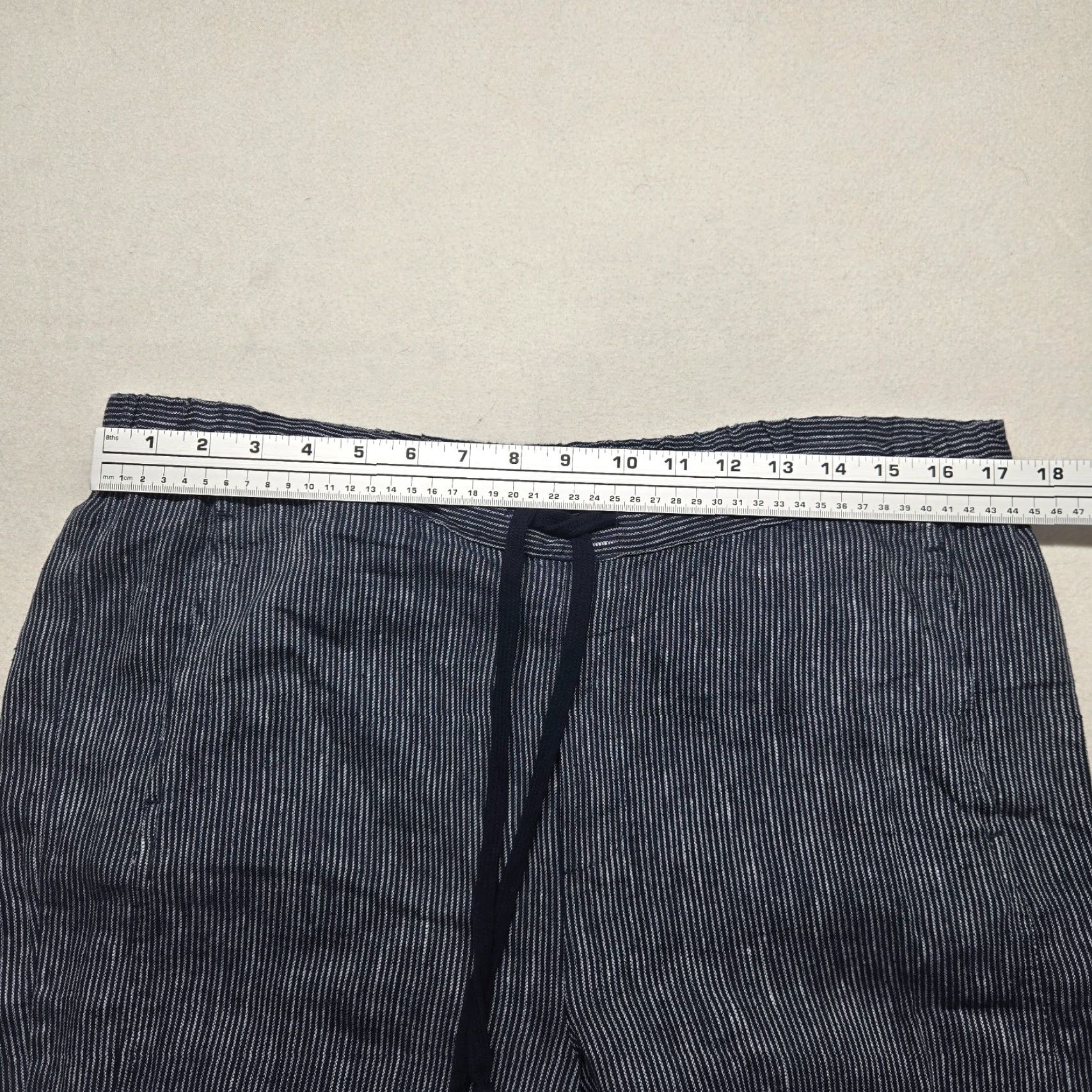 Coldwater Creek Coldwater Creek Pants Cropped Wide-Leg Black Women Adult PL Petite Linen Blend Pockets 90s Bohemian Size 36" / US 14 / IT 50 - 4 Thumbnail