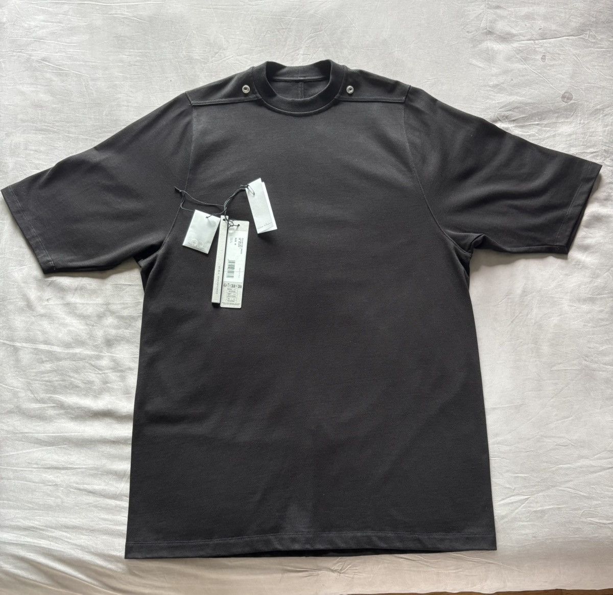Rick Owens Jumbo Tshirt with Rivets Size US M / EU 48-50 / 2 - 2 Thumbnail