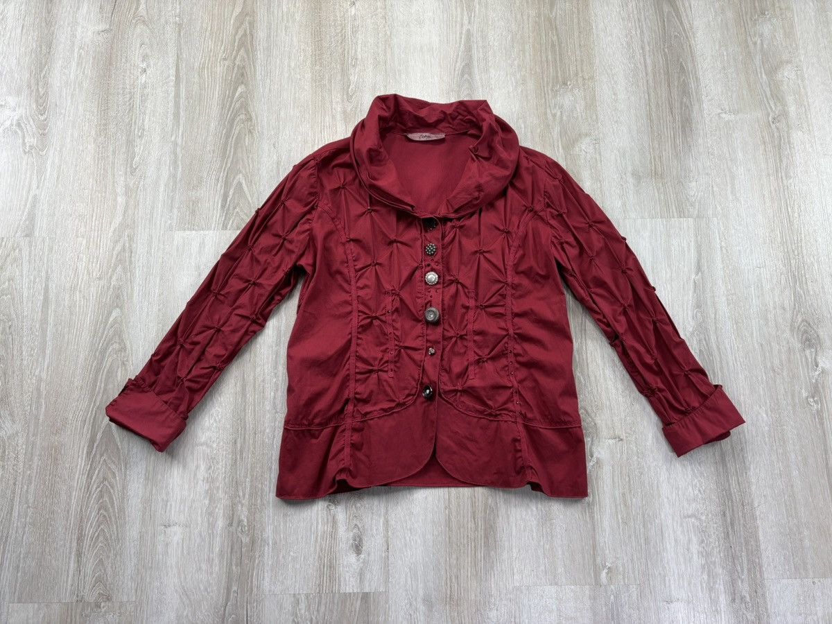 Elisa Cavaletti × Japanese Brand Womens blouse Bottega by Elisa Cavaletti Size L/XL Color Red Size XL / US 12-14 / IT 48-50 - 1 Thumbnail