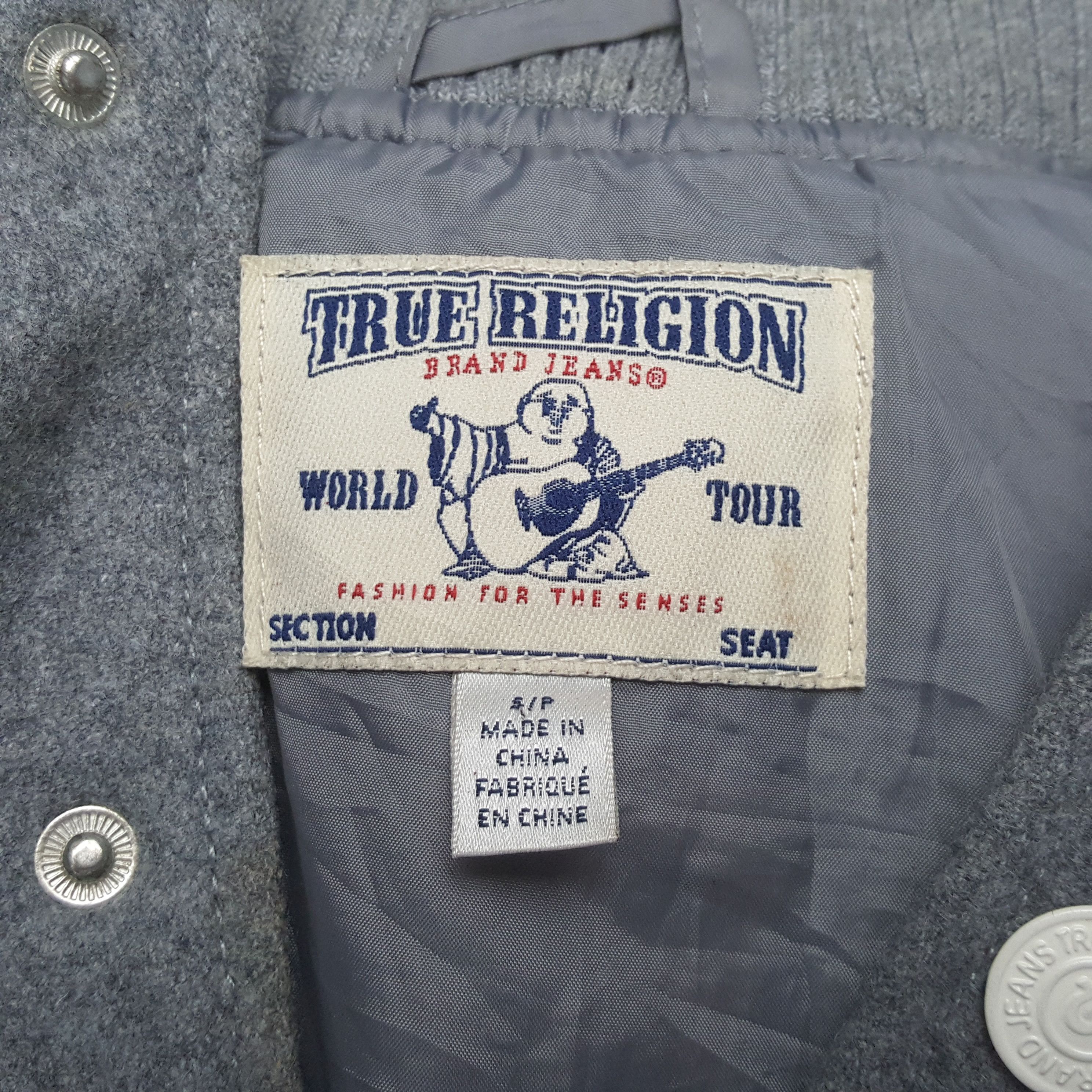 True Religion Vintage True Religion American Brand Varsity Jacket 34 Size US XS / EU 42 / 0 - 5 Thumbnail