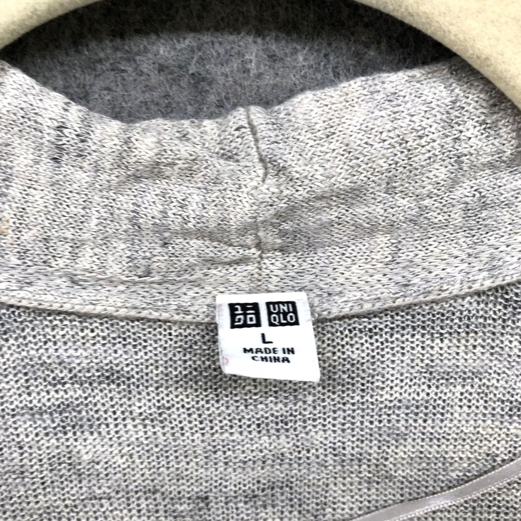 Uniqlo Uniqlo Cardigan Womens L Gray Longline Long Open Front Knit Size L / US 10 / IT 46 - 5 Thumbnail