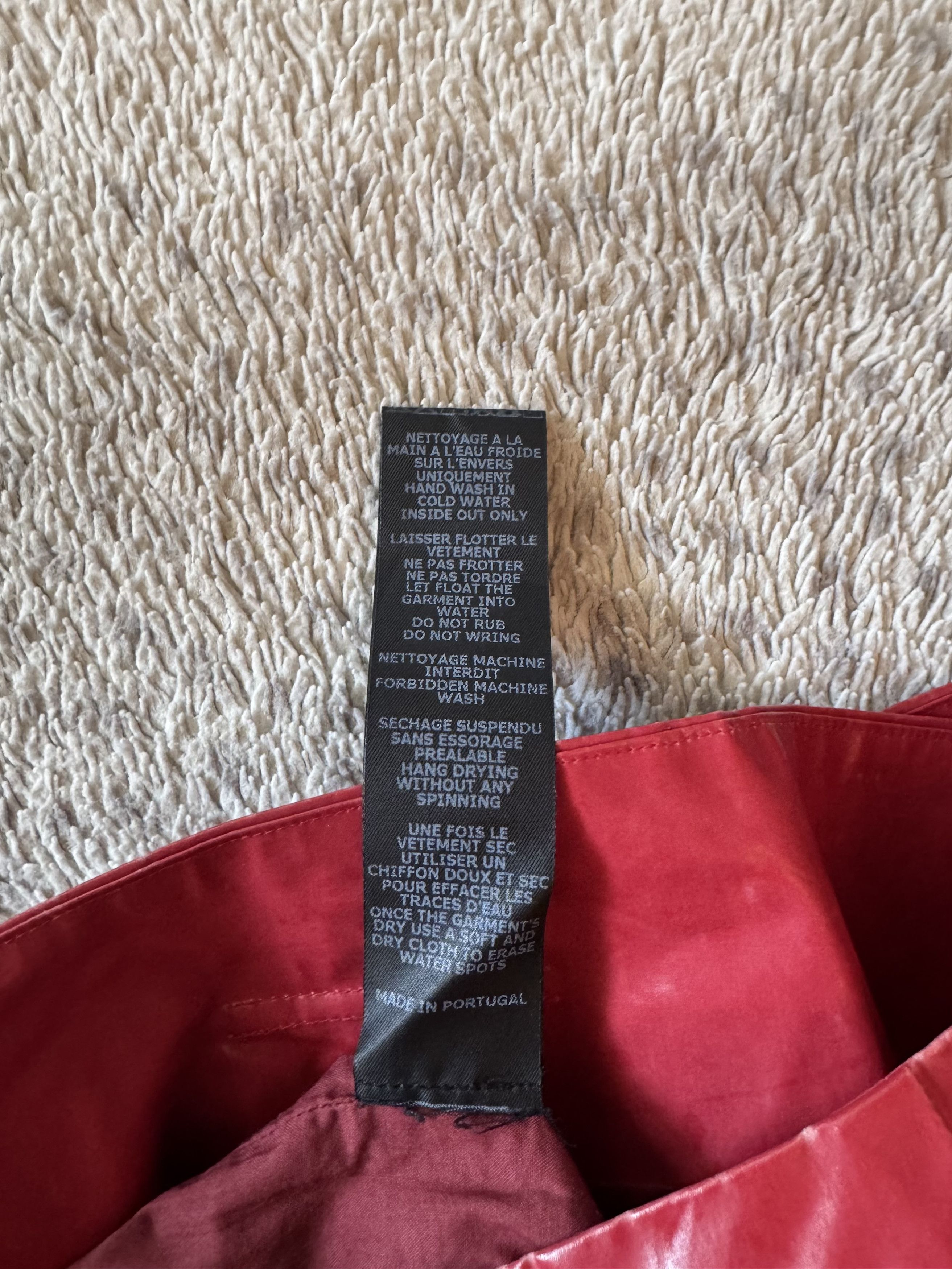 Isabel Marant Isabel Marant Vintage 2000s Red Mini Skirt Size 25" / US 0 / IT 36 - 7 Thumbnail