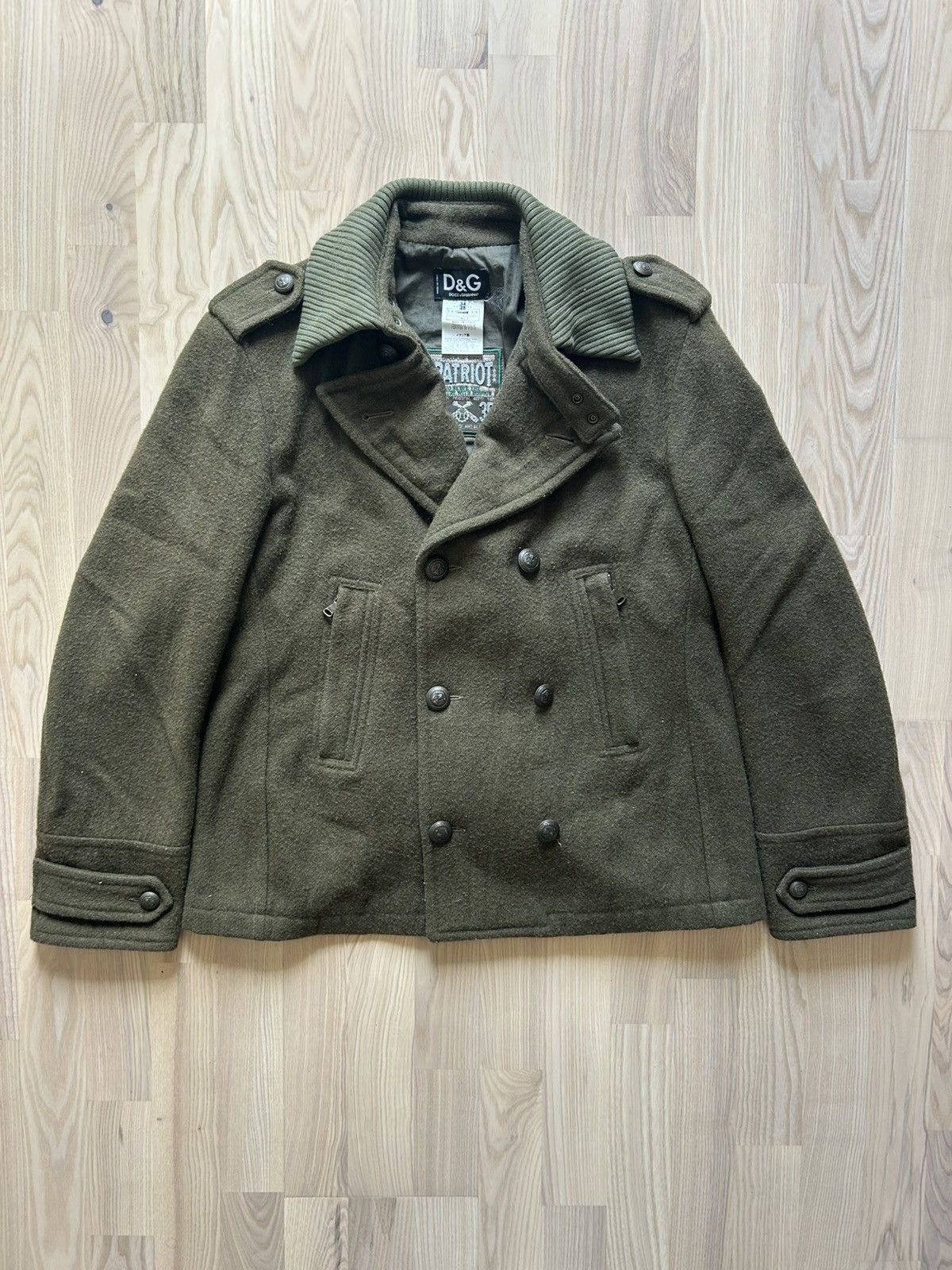Dolce & Gabbana Dolce & Gabbana AW2006 Wool Sailor Peacoat Military Jacket Size US M / EU 48-50 / 2 - 2 Thumbnail