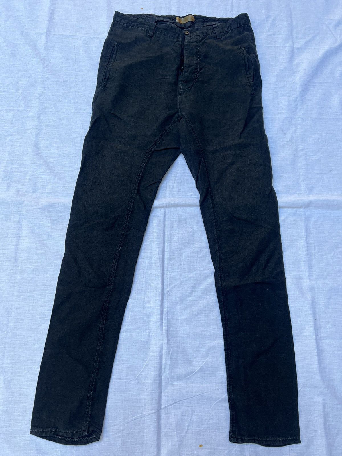 Image of Layer 0 Dark Gray Welt Pocket Pants, Men's (Size 30)