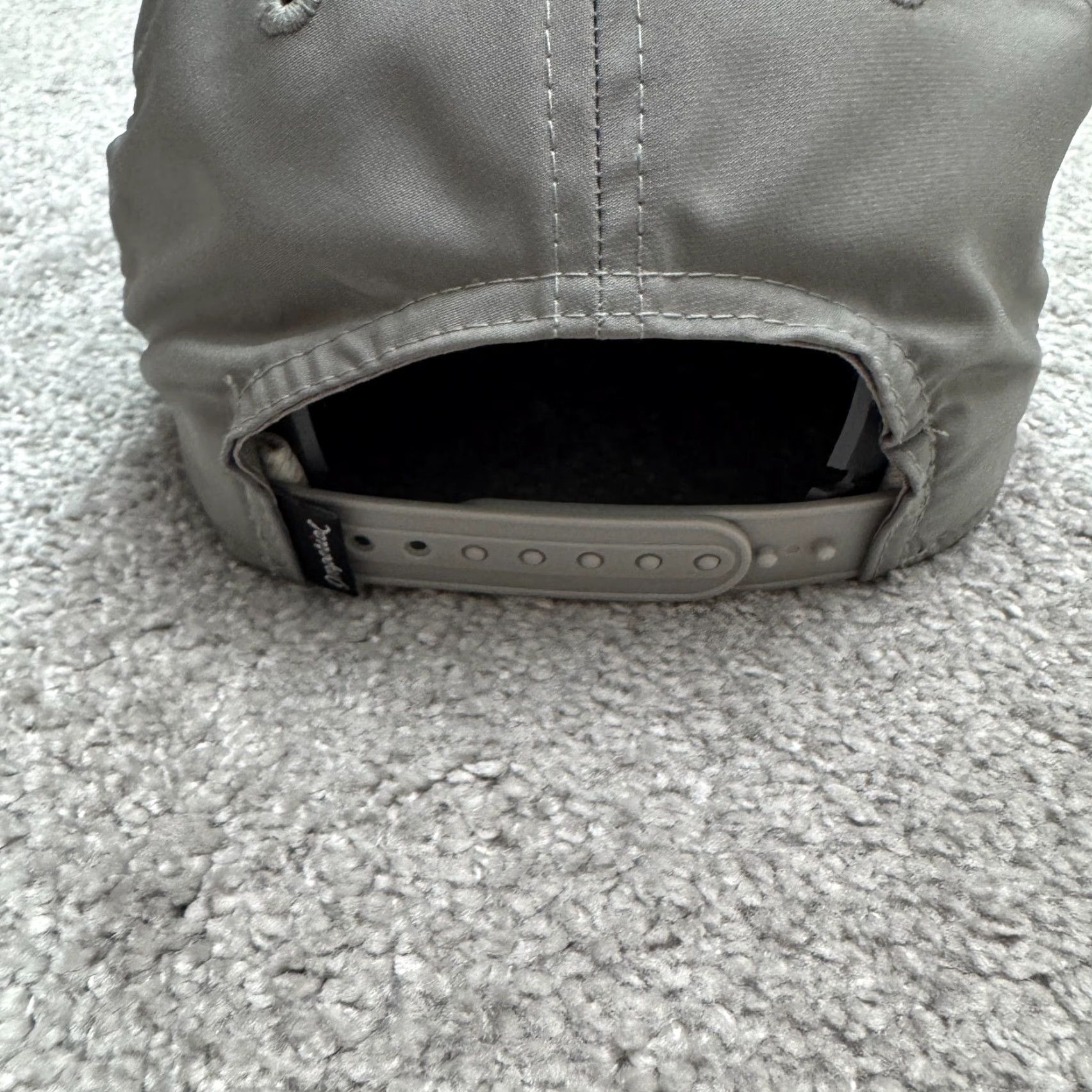Imperial Imperial Golf Hat Cap Mens Gray Rope Snapback OSFA Size ONE SIZE - 6 Thumbnail