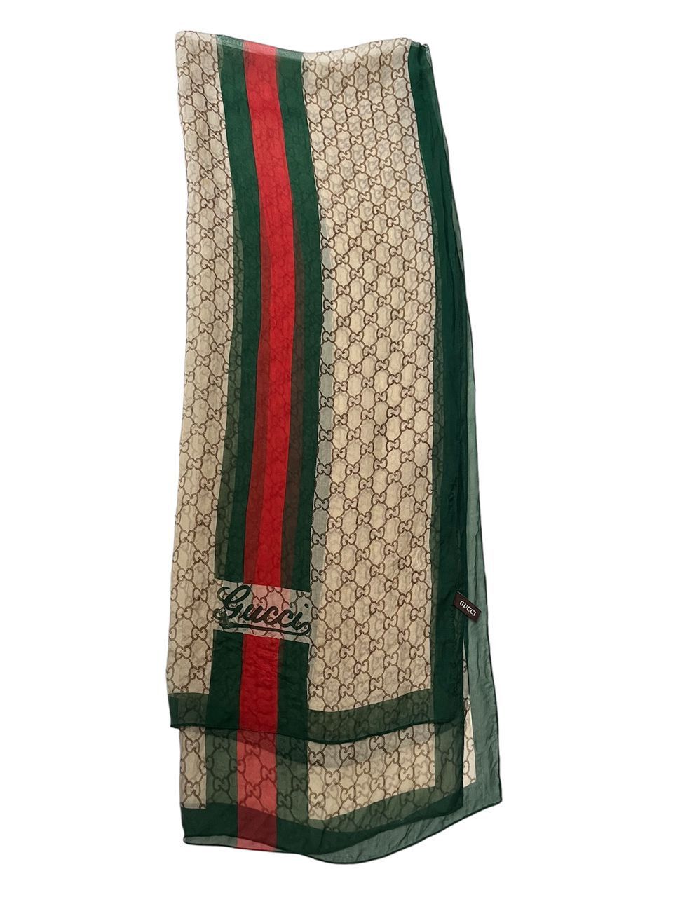 Gucci Authentic Gucci GG Monogram Scarf TIER OFF Size ONE SIZE - 1 Thumbnail