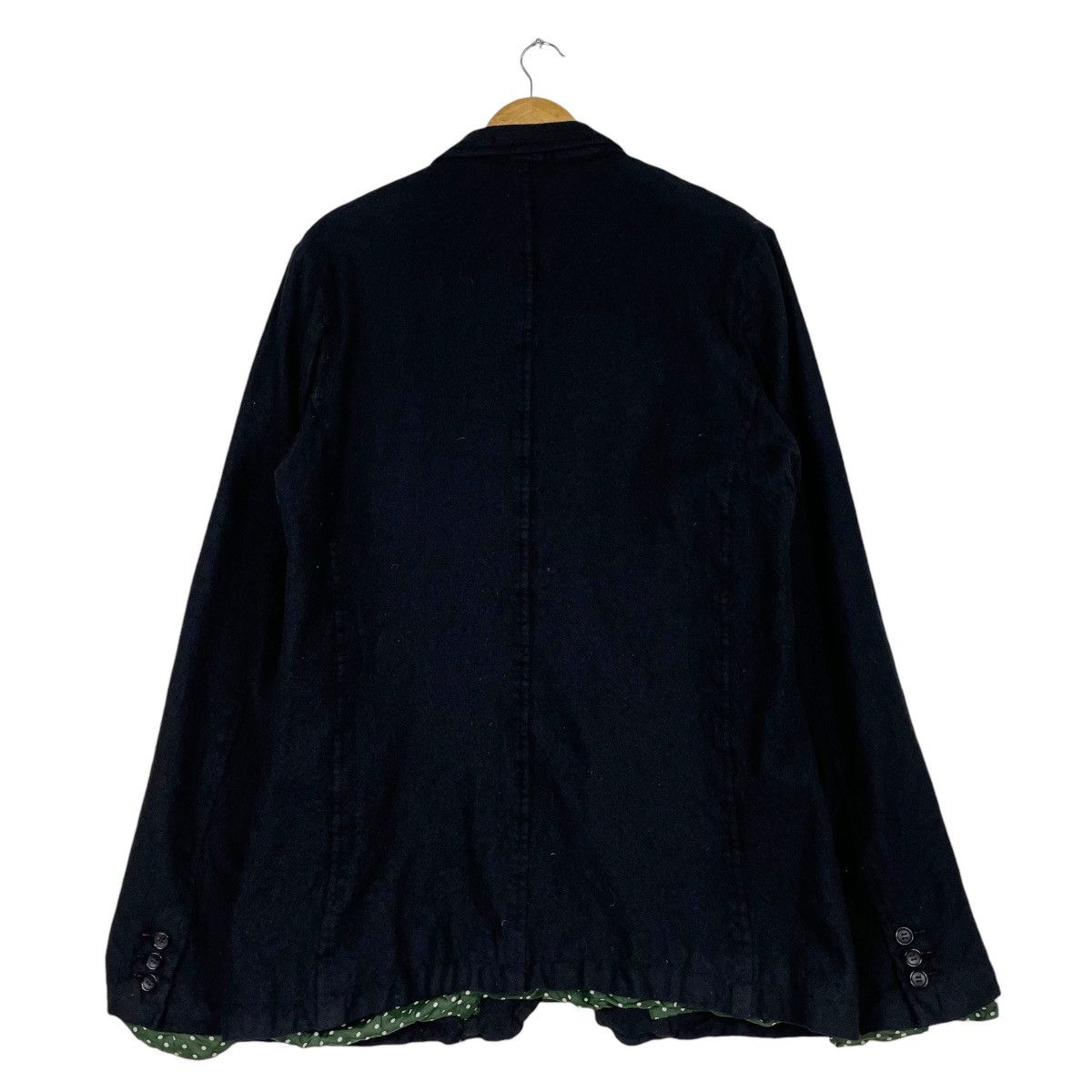 Comme des Garcons × Comme des Garcons Homme × Comme des Garcons Homme Plus 💥AD2011 COMME DES GARCONS POLKADOT LINEN CHORE JACKET Size US L / EU 52-54 / 3 - 7 Thumbnail