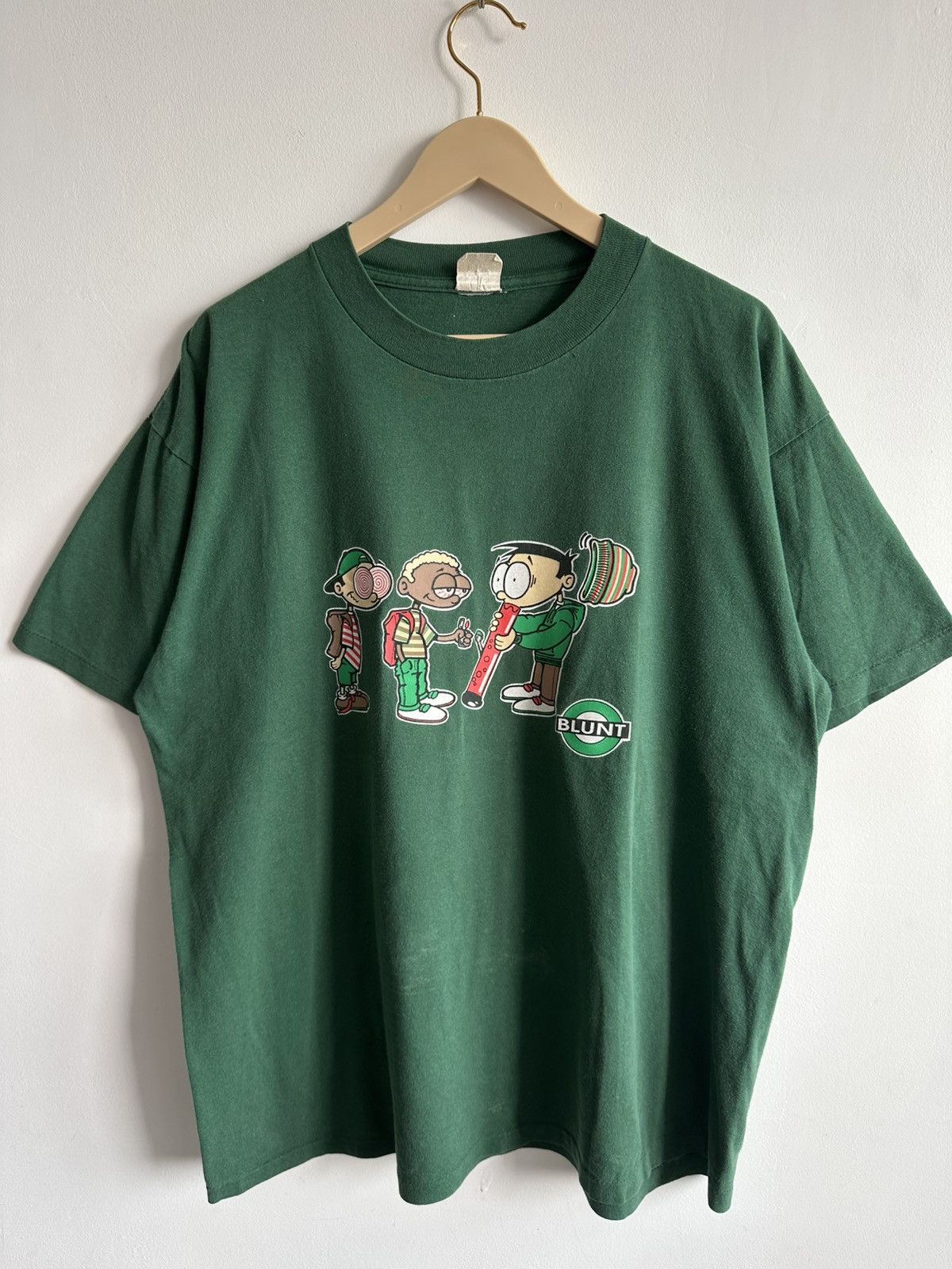 Vintage Vintage 90’s Blunt Animated Hit the bong Dazed Rare USA Size US XL / EU 56 / 4 - 3 Thumbnail