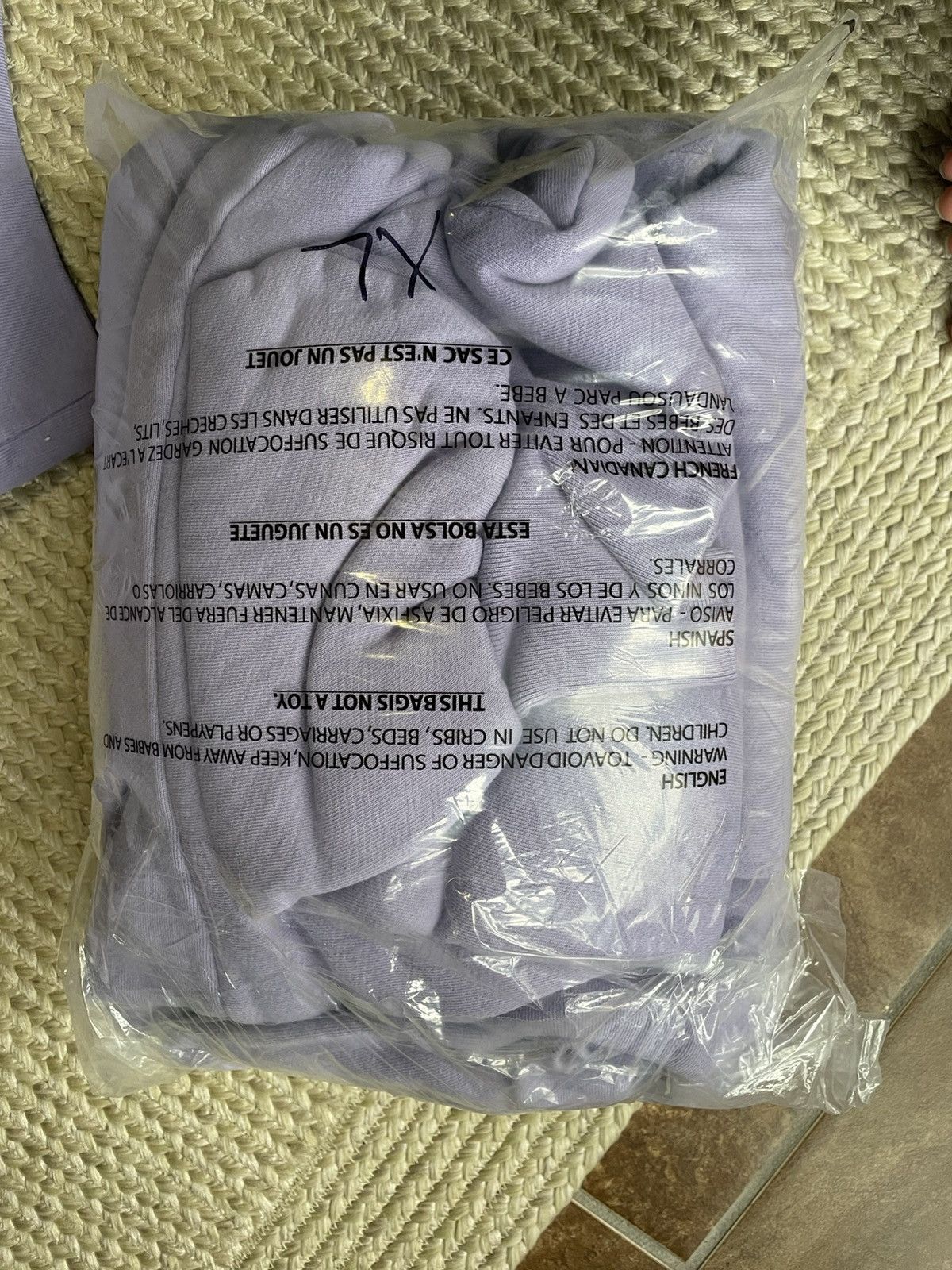 Yeezy Kanye West 2020 Vision Hoodie Lavender - size XL Size US XL / EU 56 / 4 - 3 Thumbnail