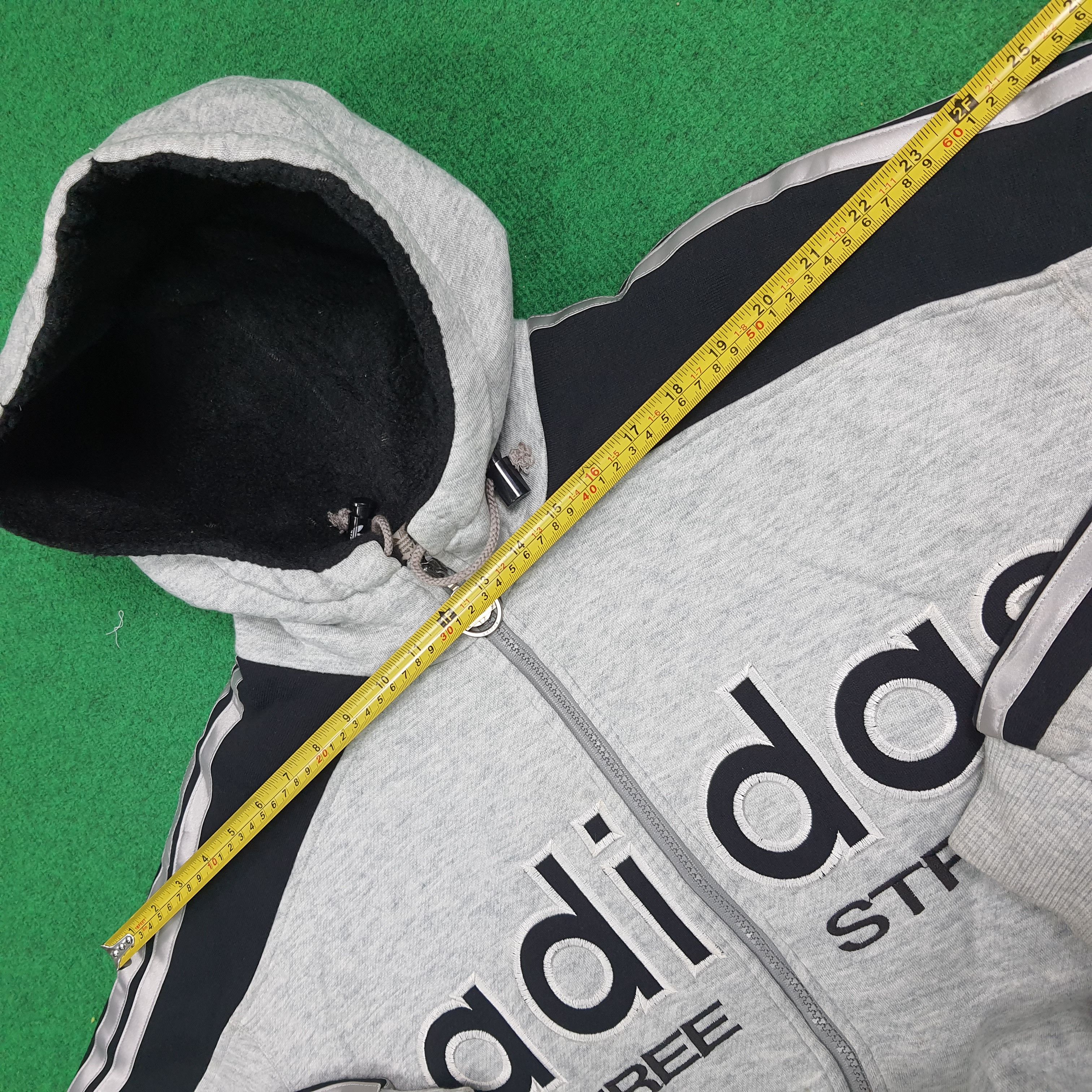 Adidas Vintage Rare 90s Adidas Big Logo Hoodie Full Zipper C282N9 Size US XL / EU 56 / 4 - 17 Thumbnail