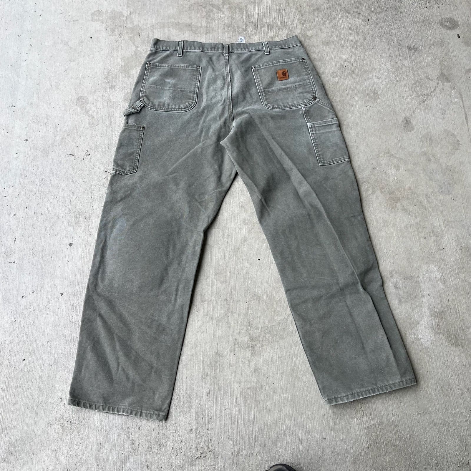 Carhartt × Vintage Carhartt MOS green double knee work wear carpenter pants Size US 38 / EU 54 - 4 Thumbnail