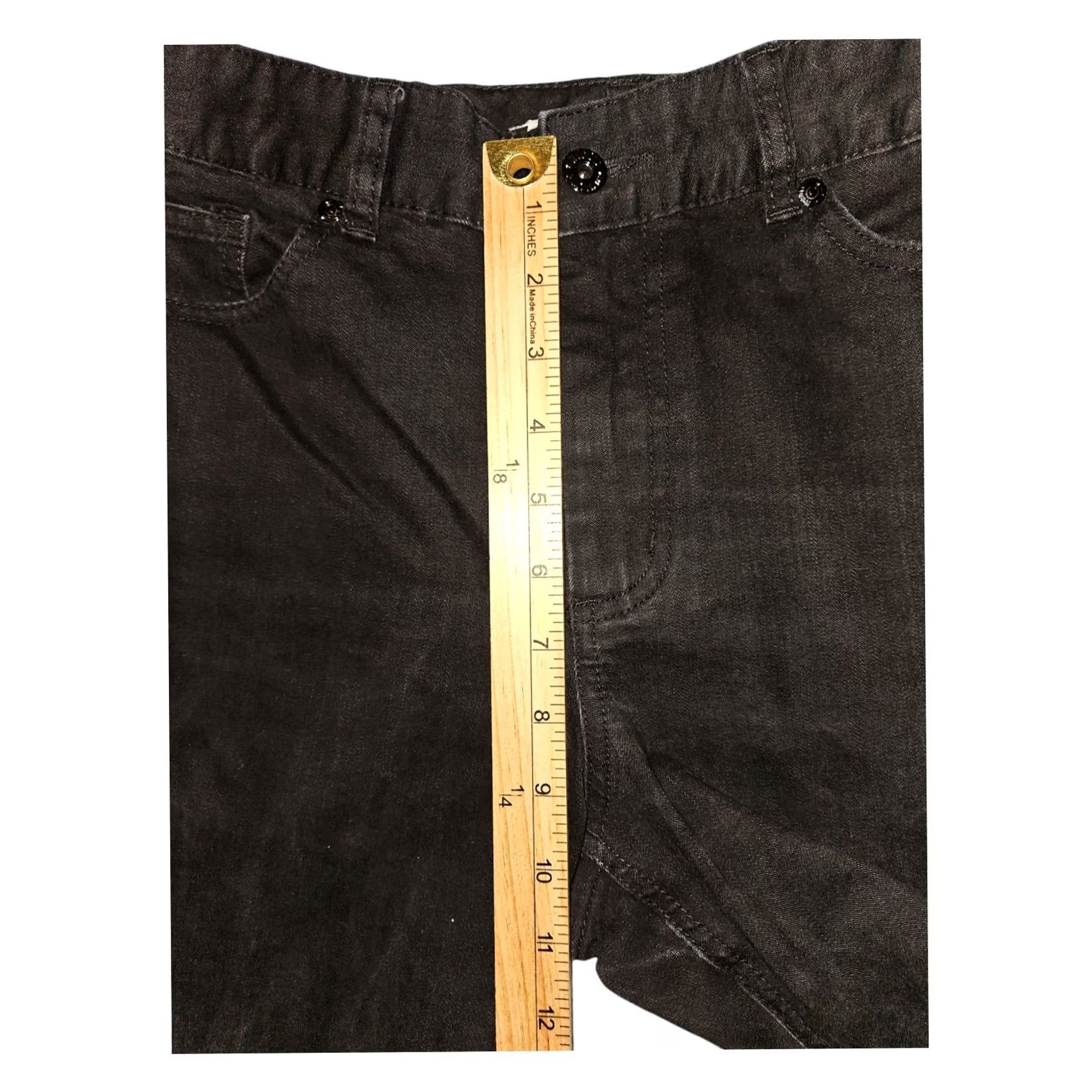 Vintage Chico's Platinum Boot Cut Jeans Women's Size 1 Chico's Jeans Black Denim Stretch 5-Pocket Regular Rise Mid Inseam 28 Black Womens Size 25" / US 0 / IT 36 - 4 Thumbnail