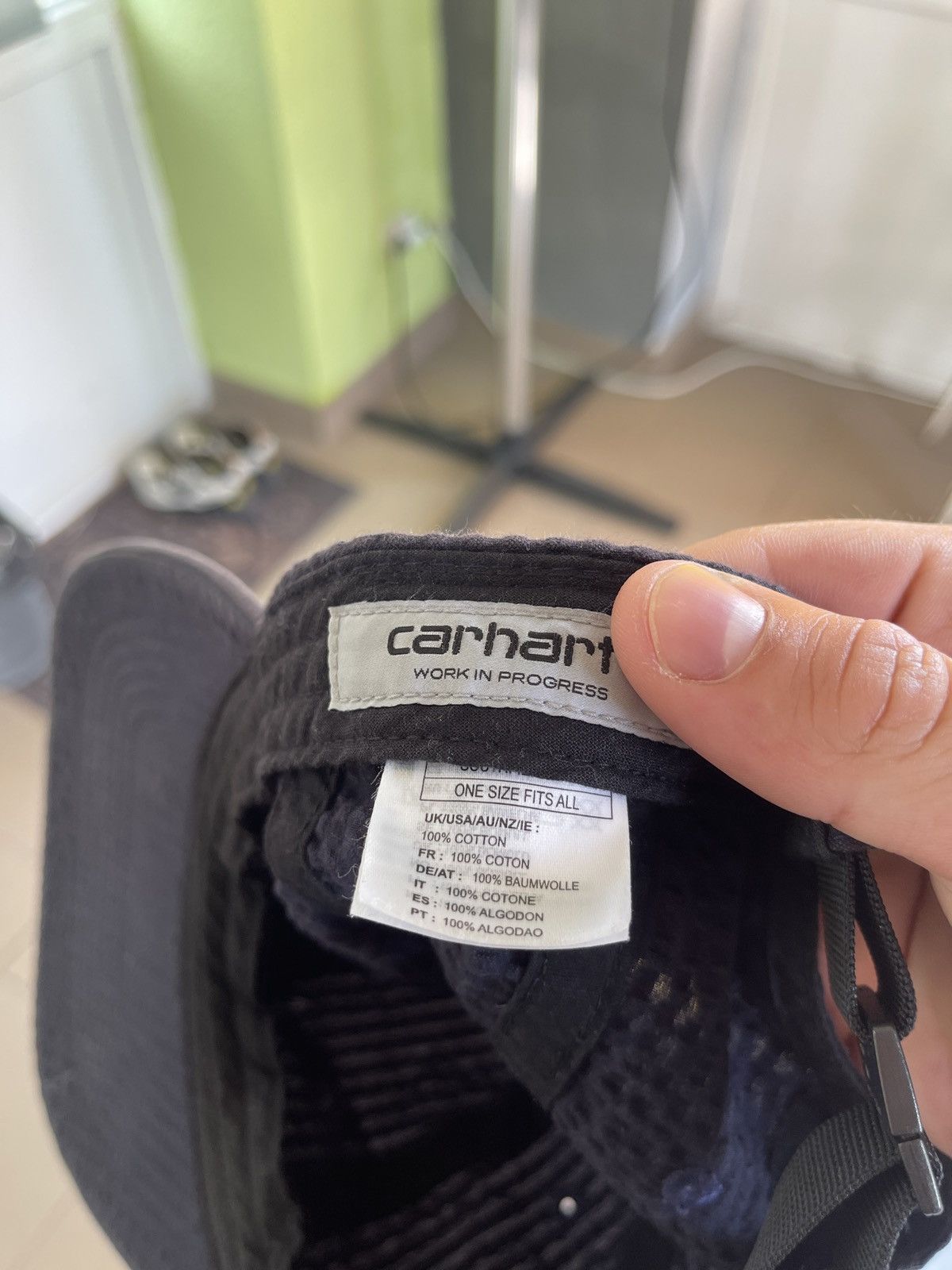 Carhartt Y2K Carhartt Hat Mens Strap Back Adjustable Work Wear Size ONE SIZE - 6 Thumbnail