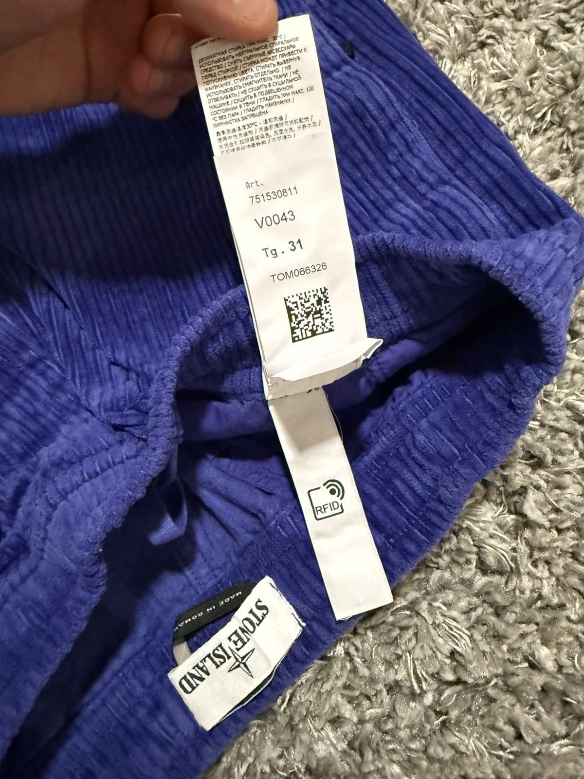 Stone Island Corduroy cargo pants Size US 31 - 14 Thumbnail