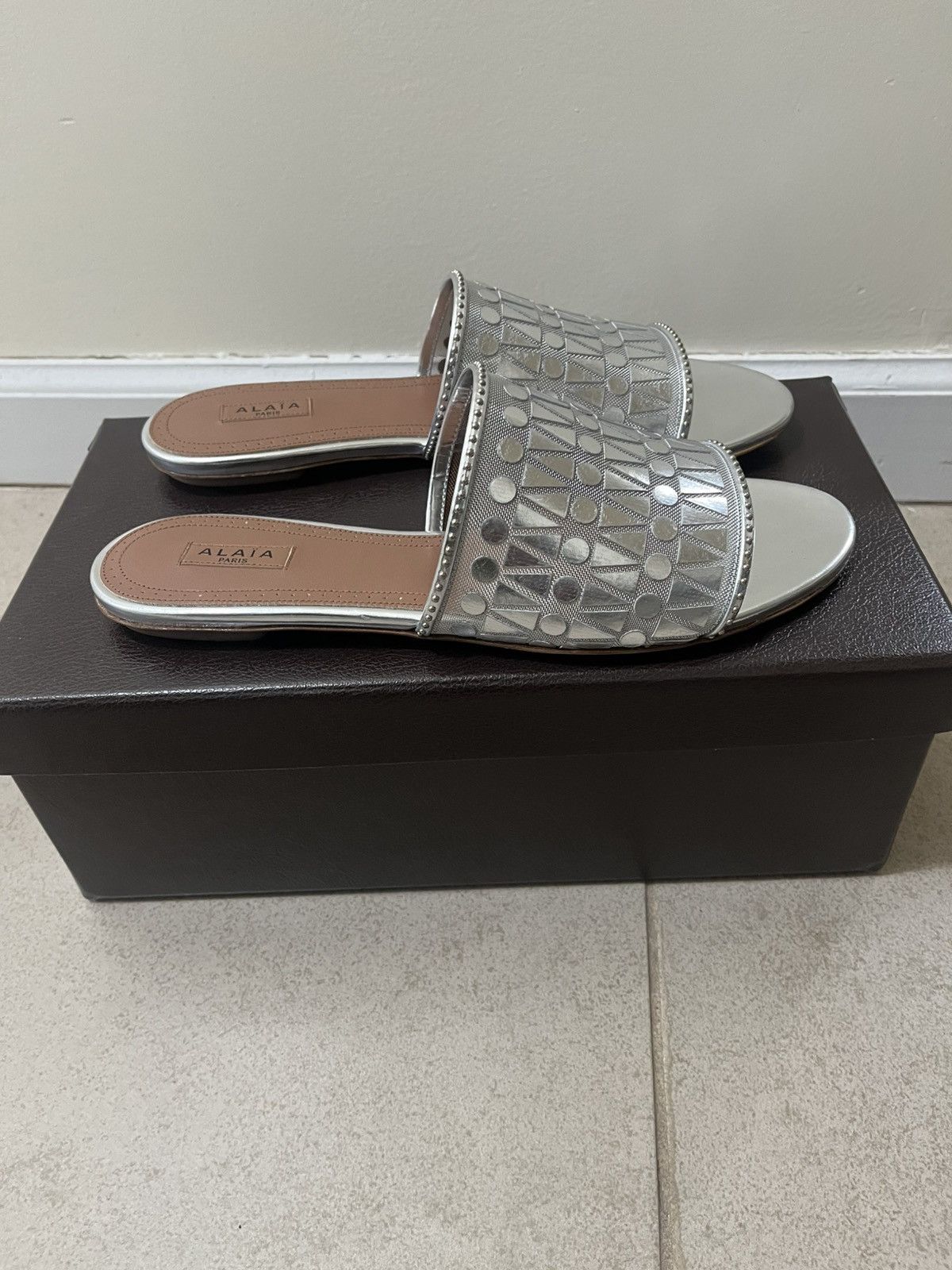 Alaia Alaia Sandals Sz 39.5/9.5us Size US 9.5 / IT 39.5 - 4 Thumbnail