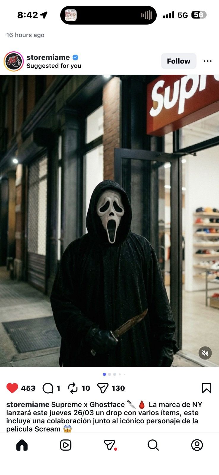 Supreme Supreme GORE-TEX Ghostface® Scream Shell Jacket Size US S / EU 44-46 / 1 - 13 Thumbnail