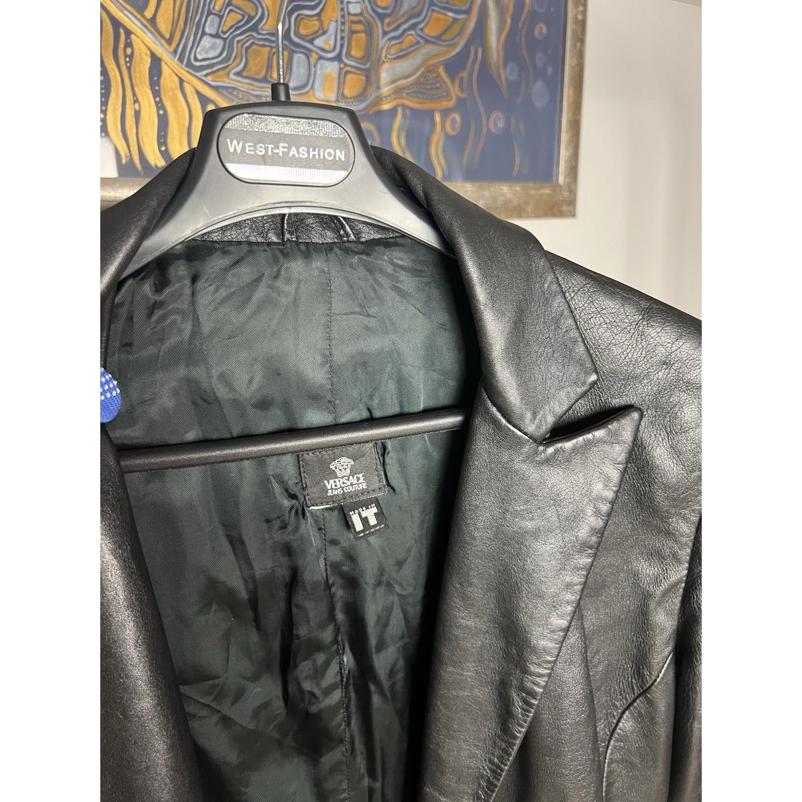 Versace Versace Jeans Couture Vintage Leather Fitted Cut Long Coat S Size S / US 4 / IT 40 - 8 Thumbnail