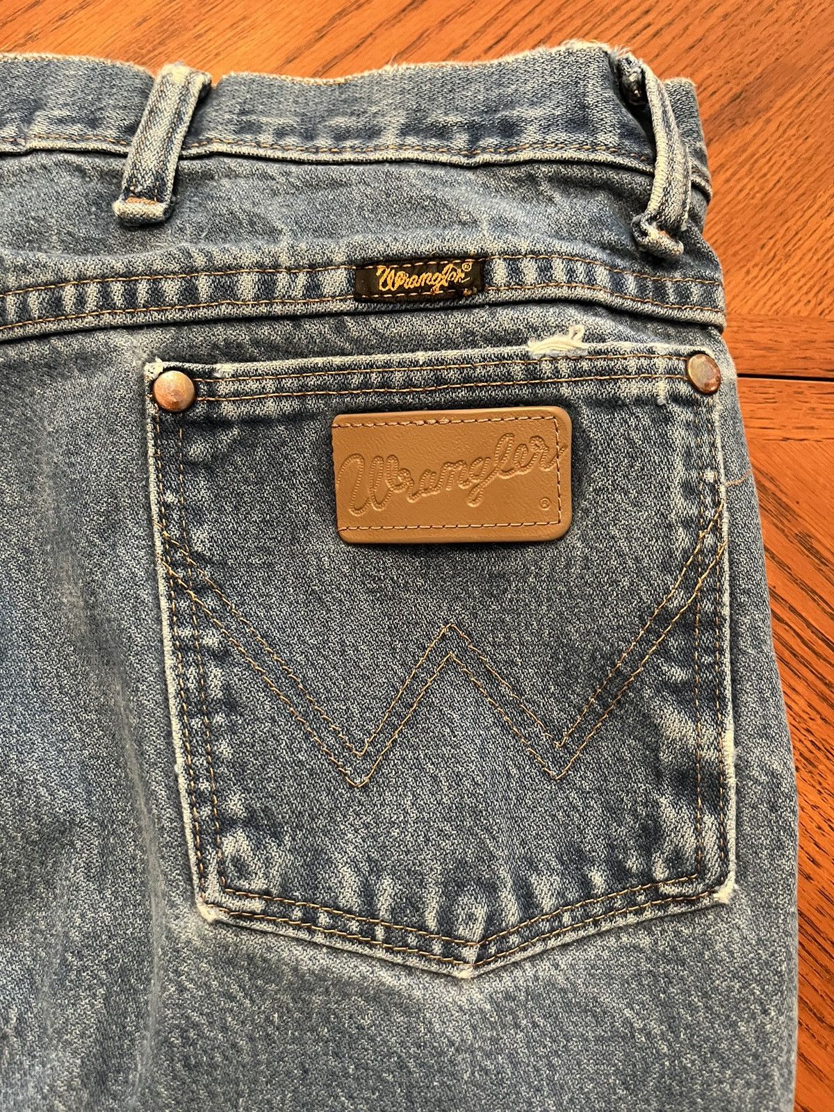 Wrangler vintage wrangler jeans men size 40x30 blue denim Size US 40 / EU 56 - 5 Thumbnail