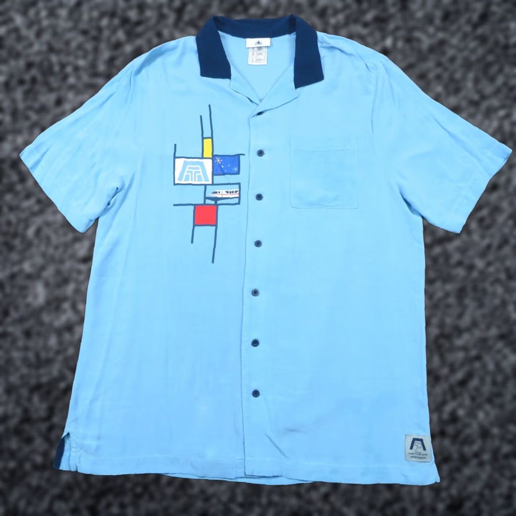 Disney Disney Shirt Men Large Monorail Bowling Retro Hawaiian Rockabilly 50 Anniversary Size US L / EU 52-54 / 3 - 1 Thumbnail