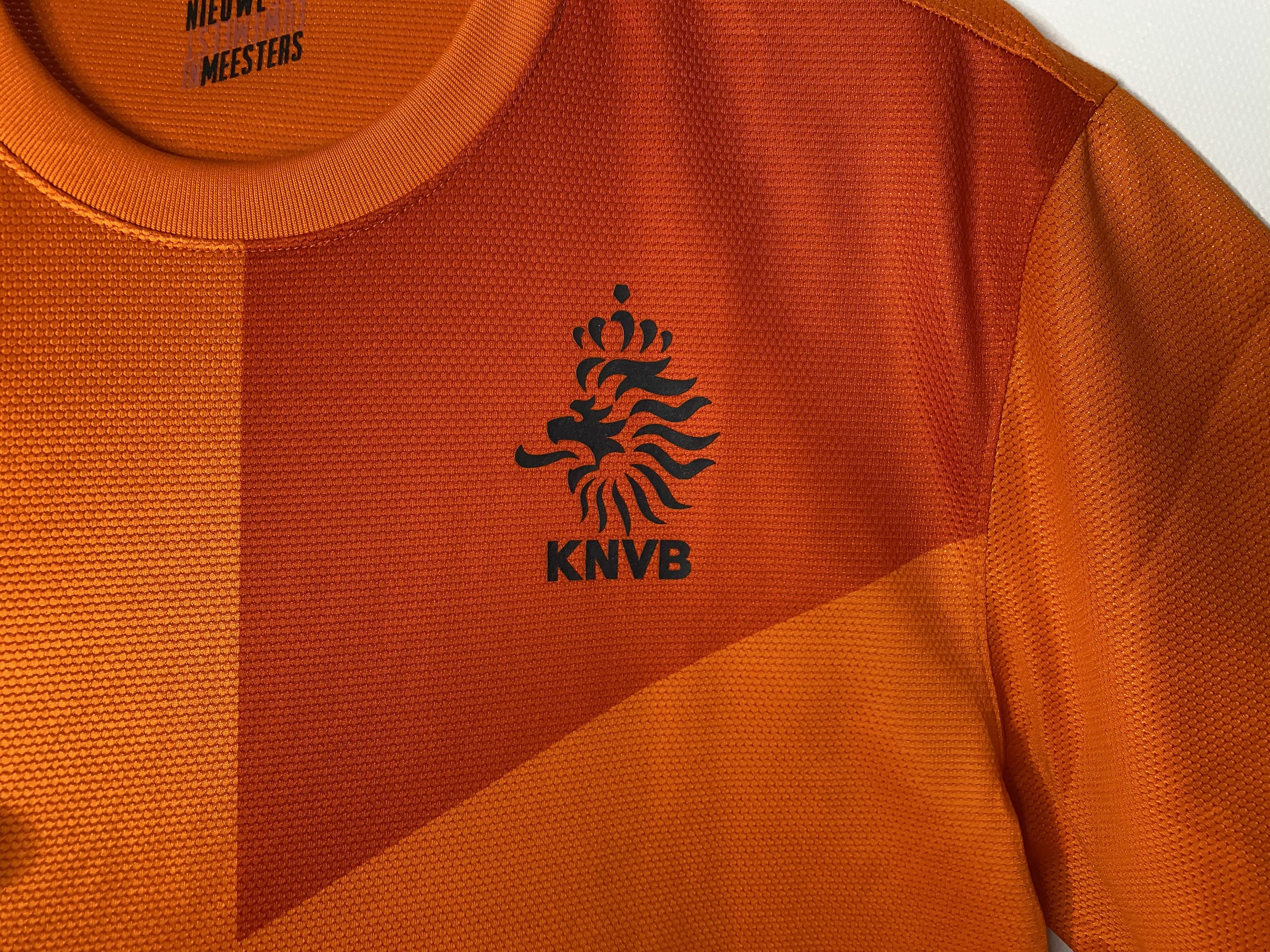 Nike NETHERLANDS TEAM 2012 2014 HOME FOOTBALL SHIRT SOCCER JERSEY Size US L / EU 52-54 / 3 - 3 Thumbnail