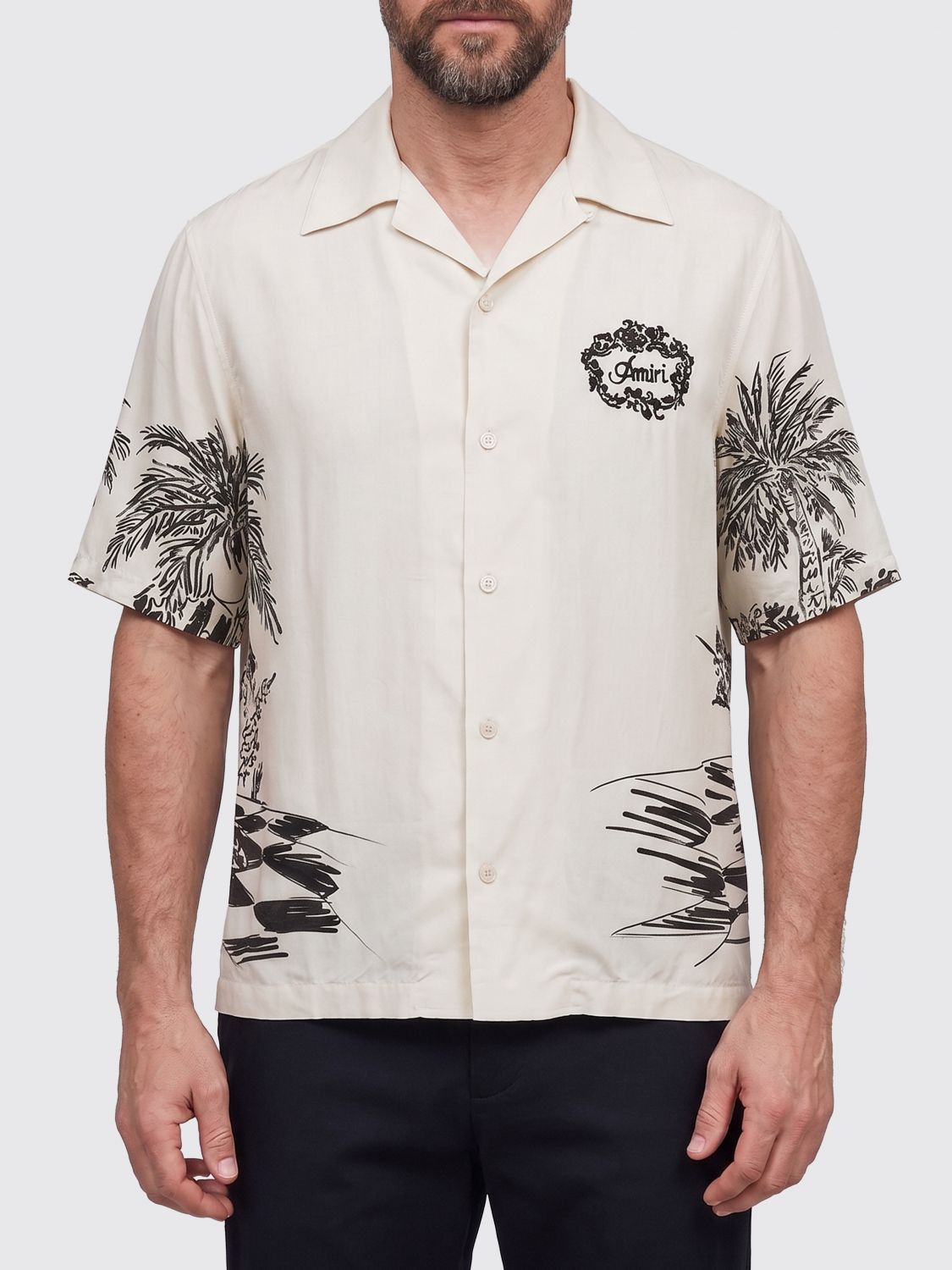 Amiri Amiri Shirt Men White Size US M / EU 48-50 / 2 - 1 Thumbnail