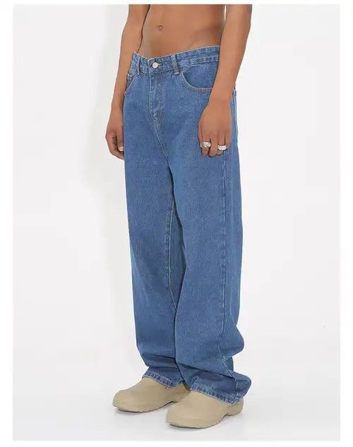 Jean Fuyuka x Kanou Washed distressed loose baggy jeans y2k Size US 28 / EU 44 - 2 Thumbnail