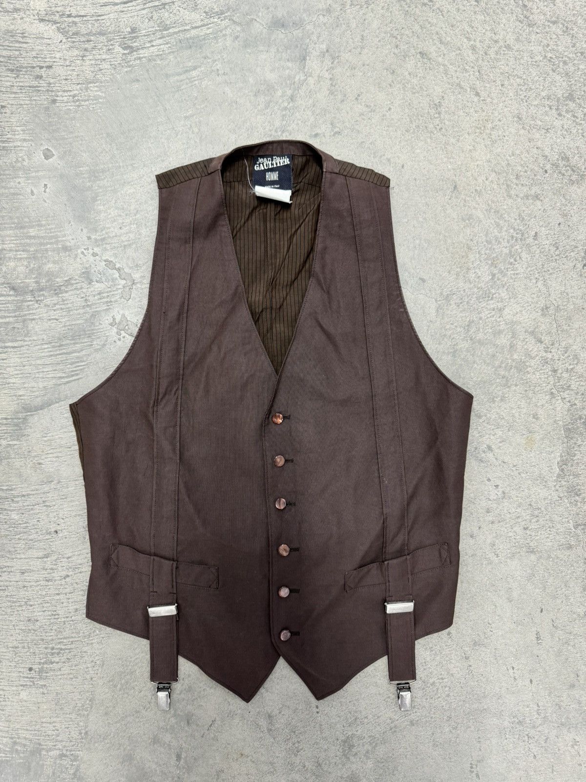 Jean Paul Gaultier Jean Paul Gaultier SS04 Vest Size US M / EU 48-50 / 2 - 1 Thumbnail
