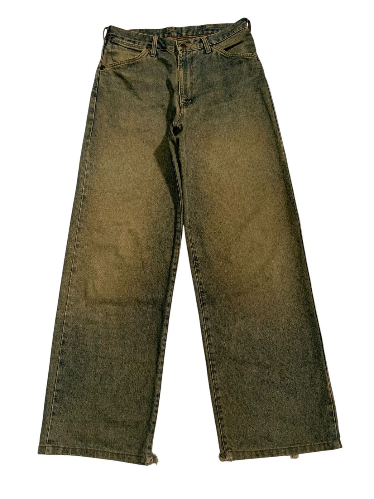 Kapital VINTAGE WRANGLER SELVEDGE BAGGY RUSTY DISTRESSED DENIM Size US 30 / EU 46 - 1 Thumbnail